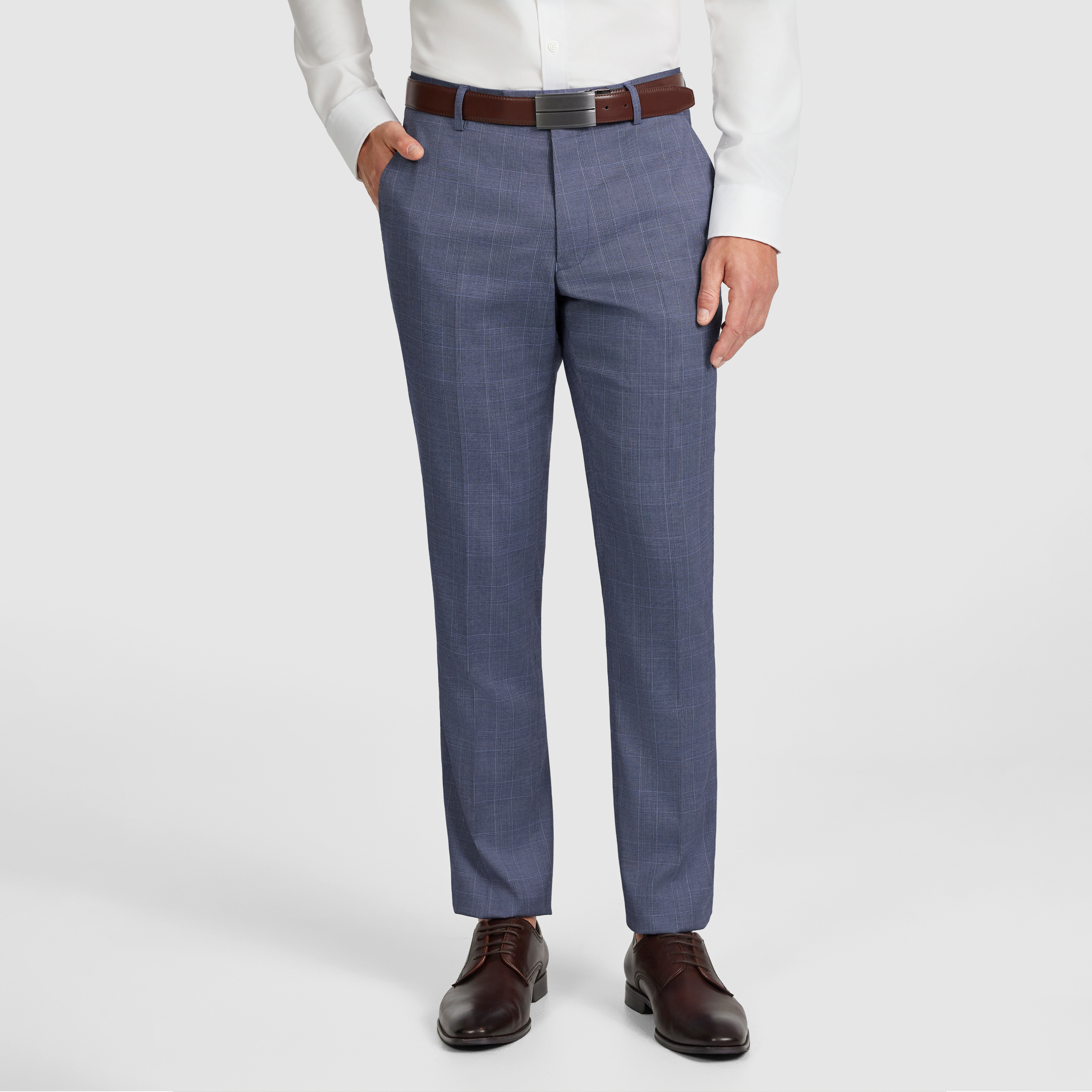 Delton Slim Check Pant