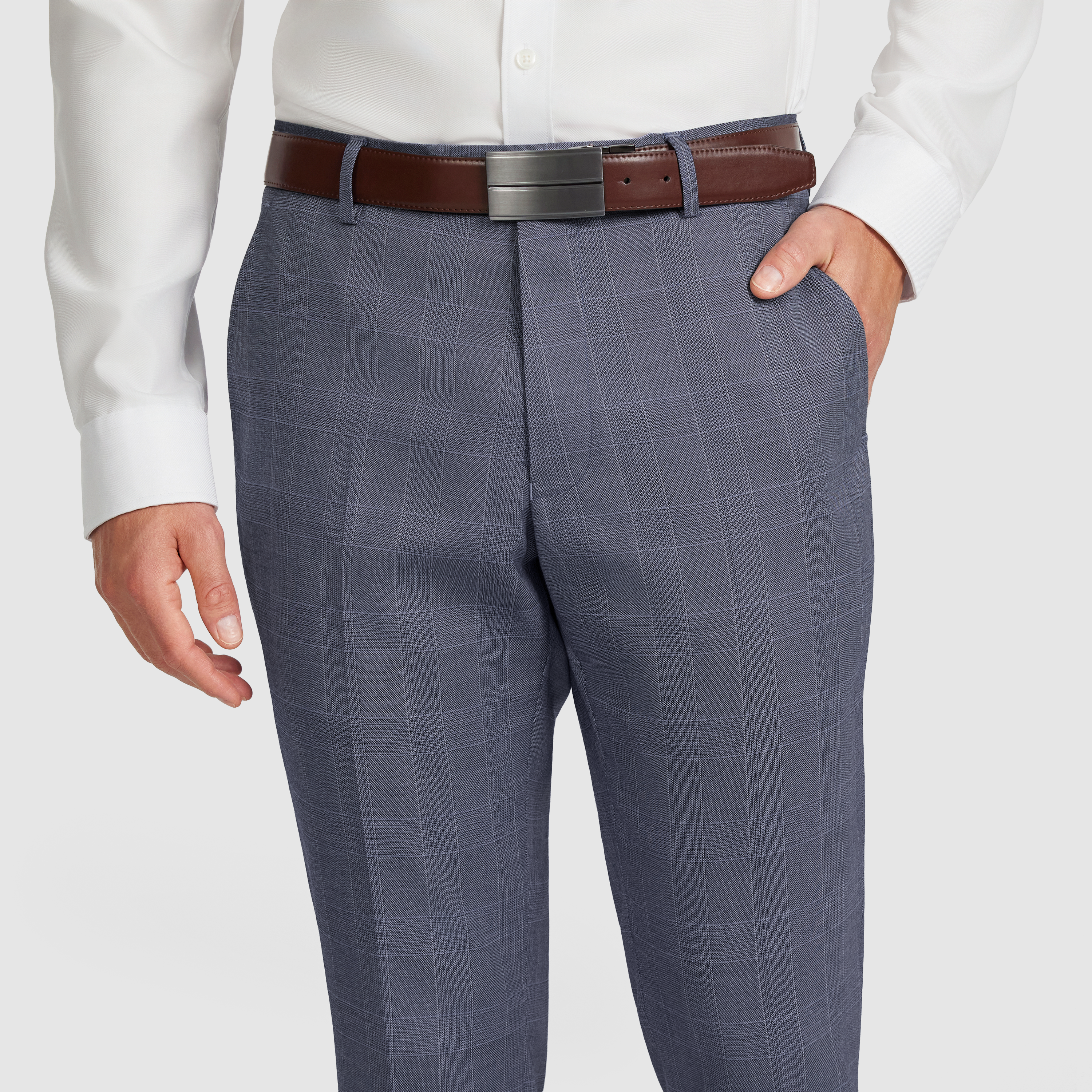 Delton Slim Check Pant