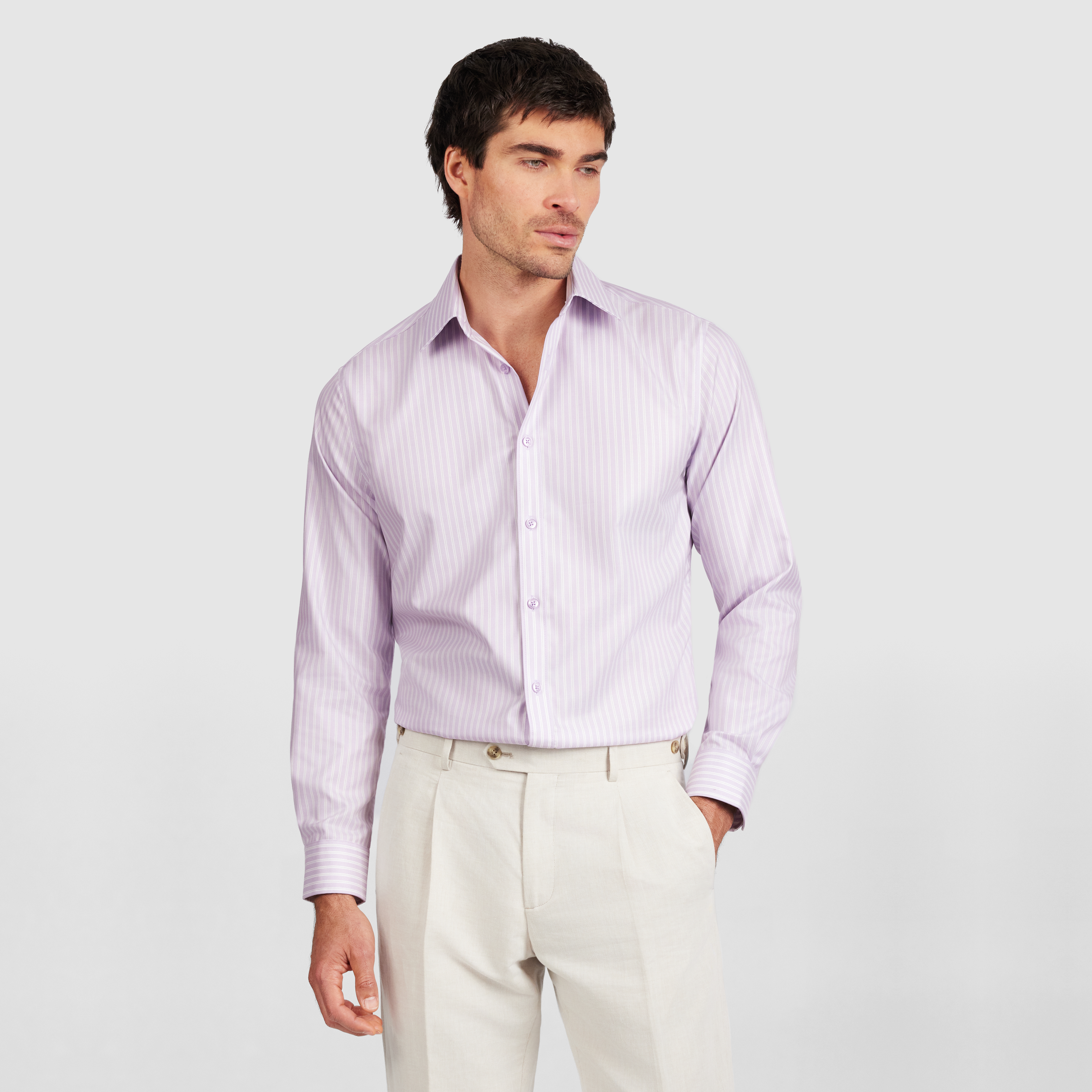 Infinite Non Iron Stripe Shirt