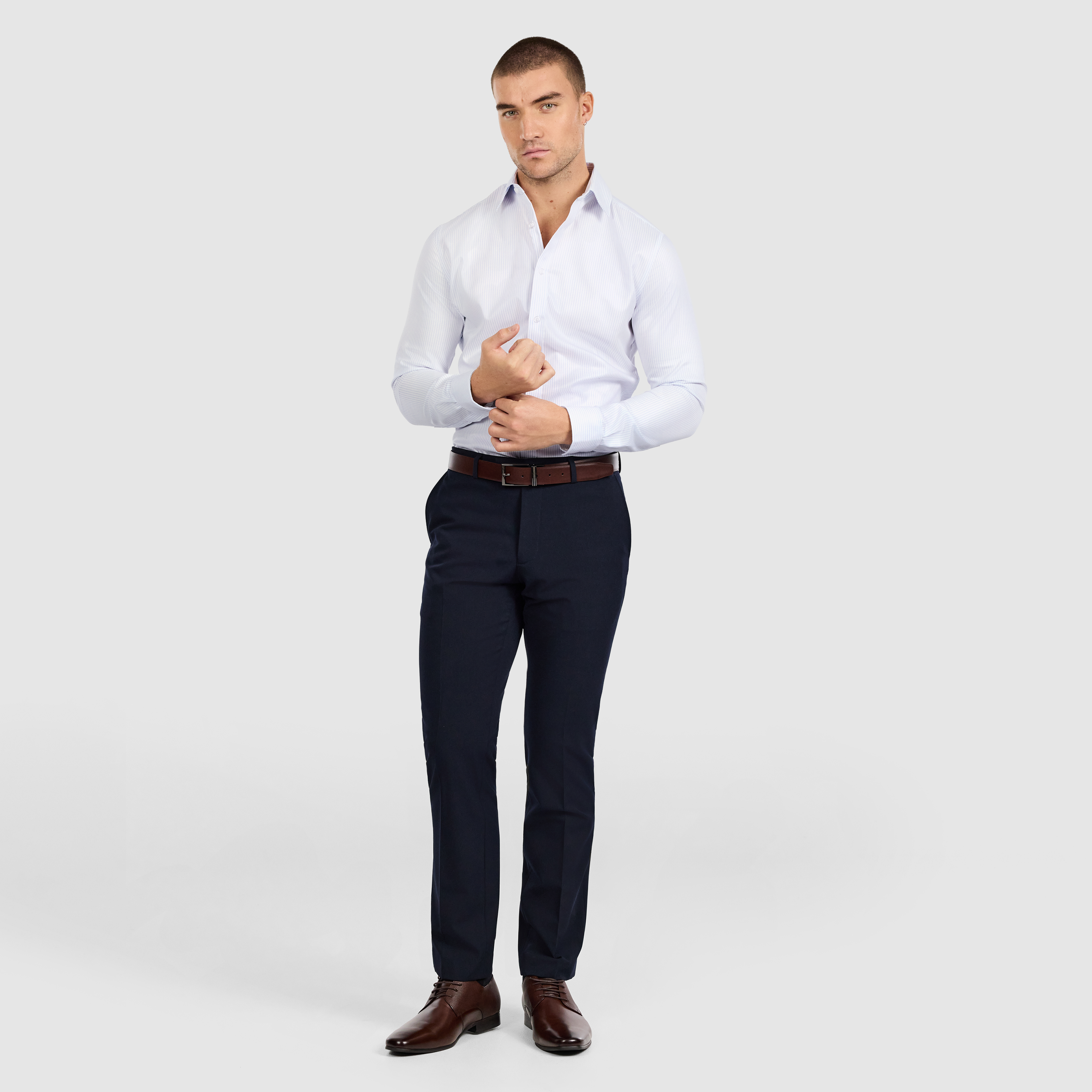 Infinite Non Iron Stripe Shirt