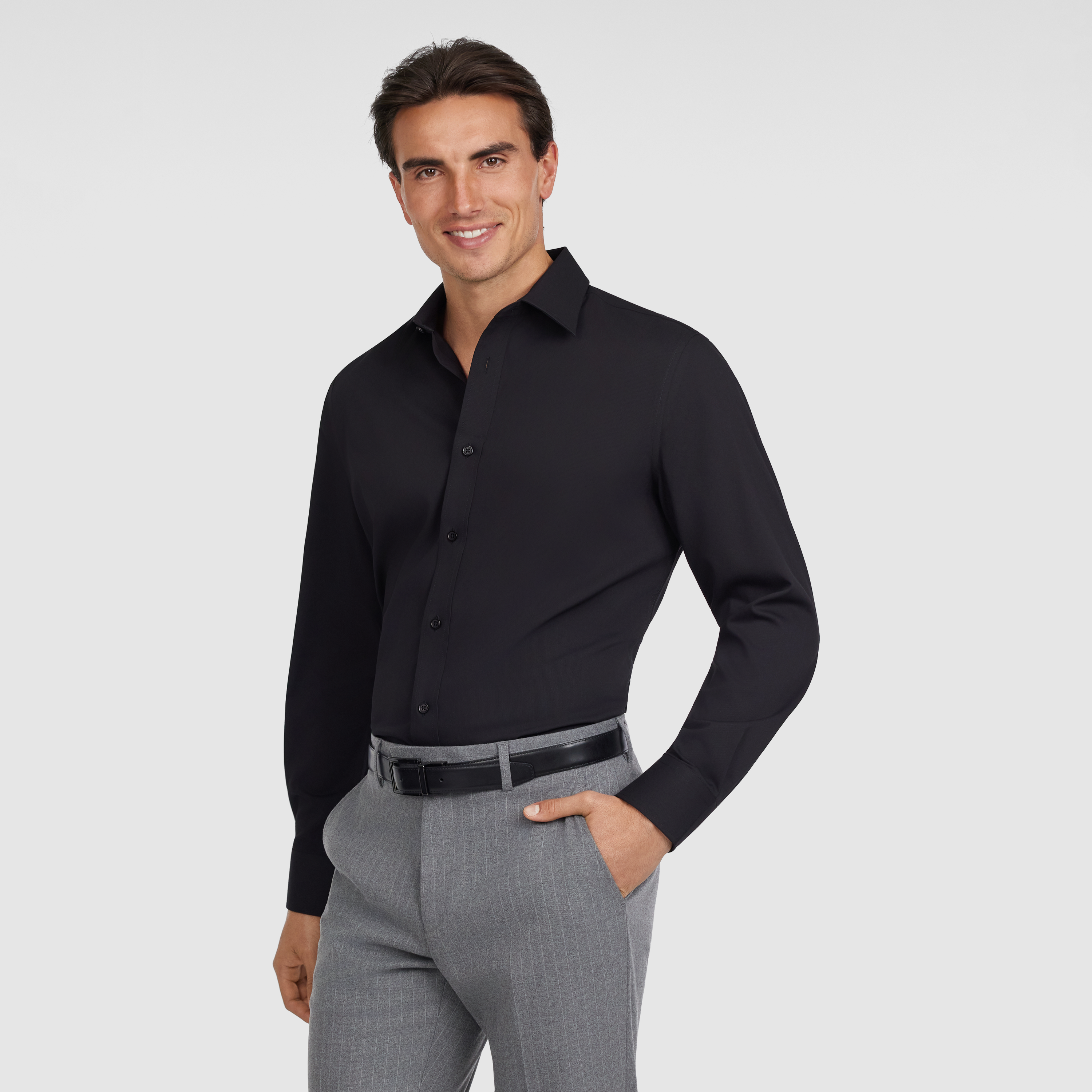 Black Tuscany Bamboo Shirt