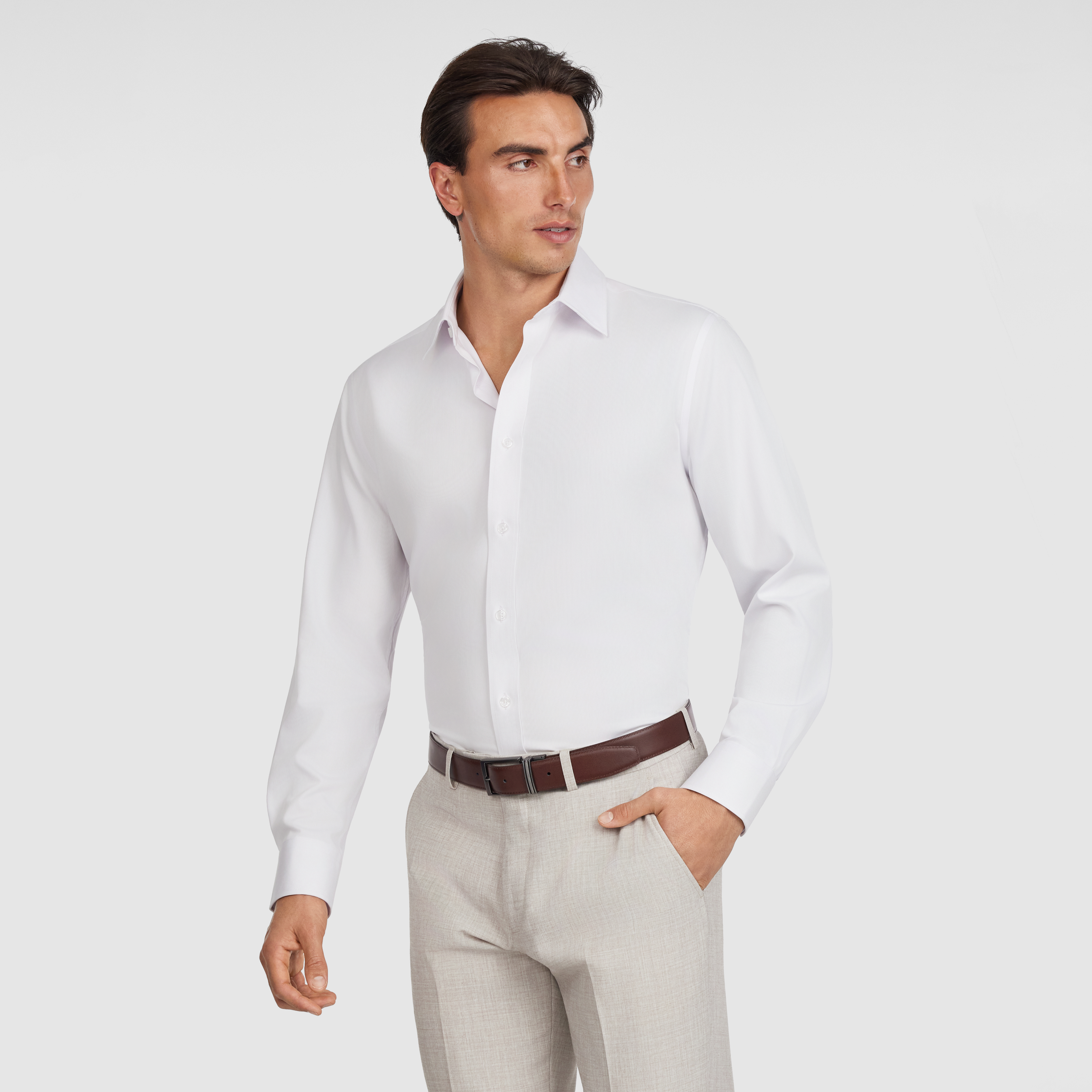 White Tuscany Bamboo Shirt