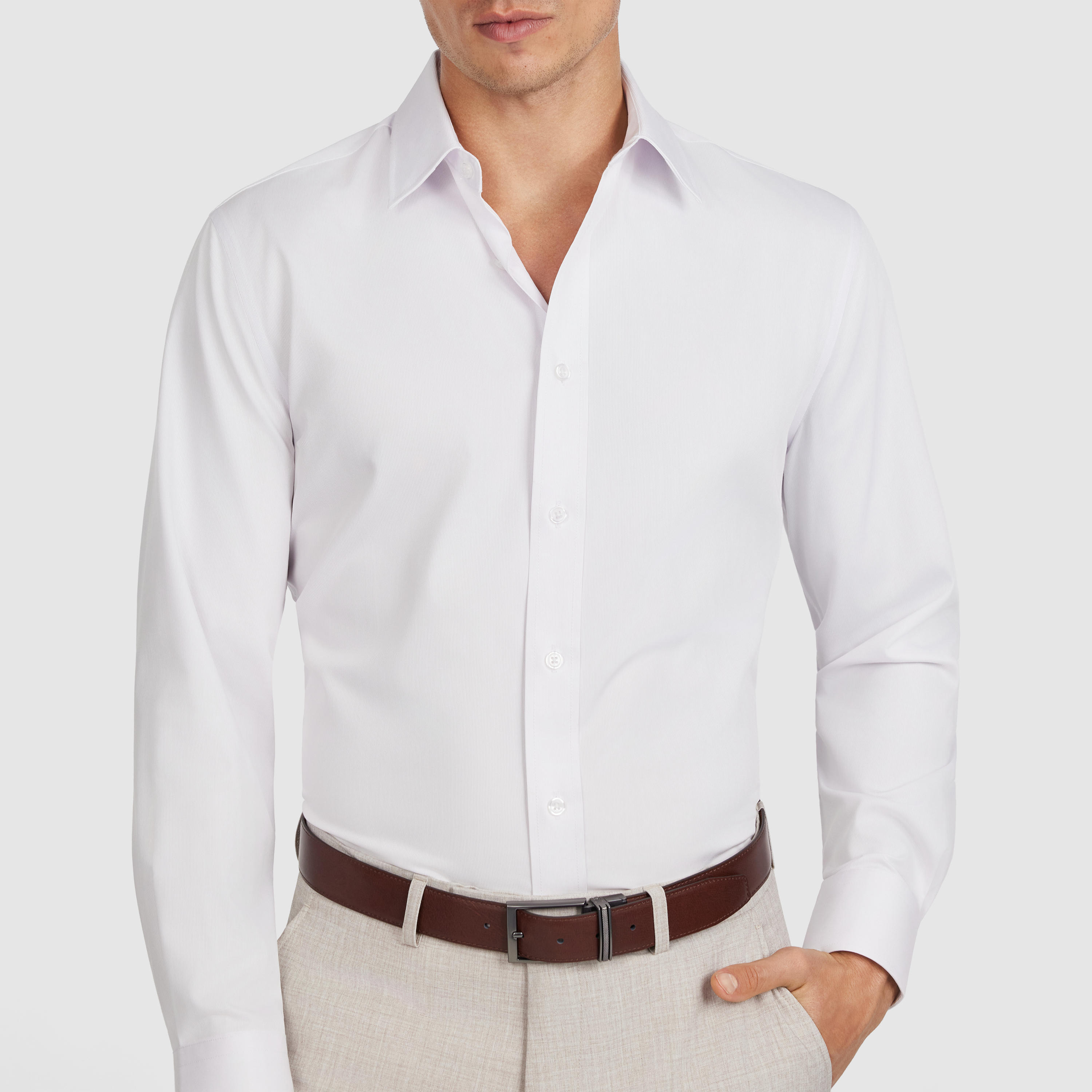 White Tuscany Bamboo Shirt