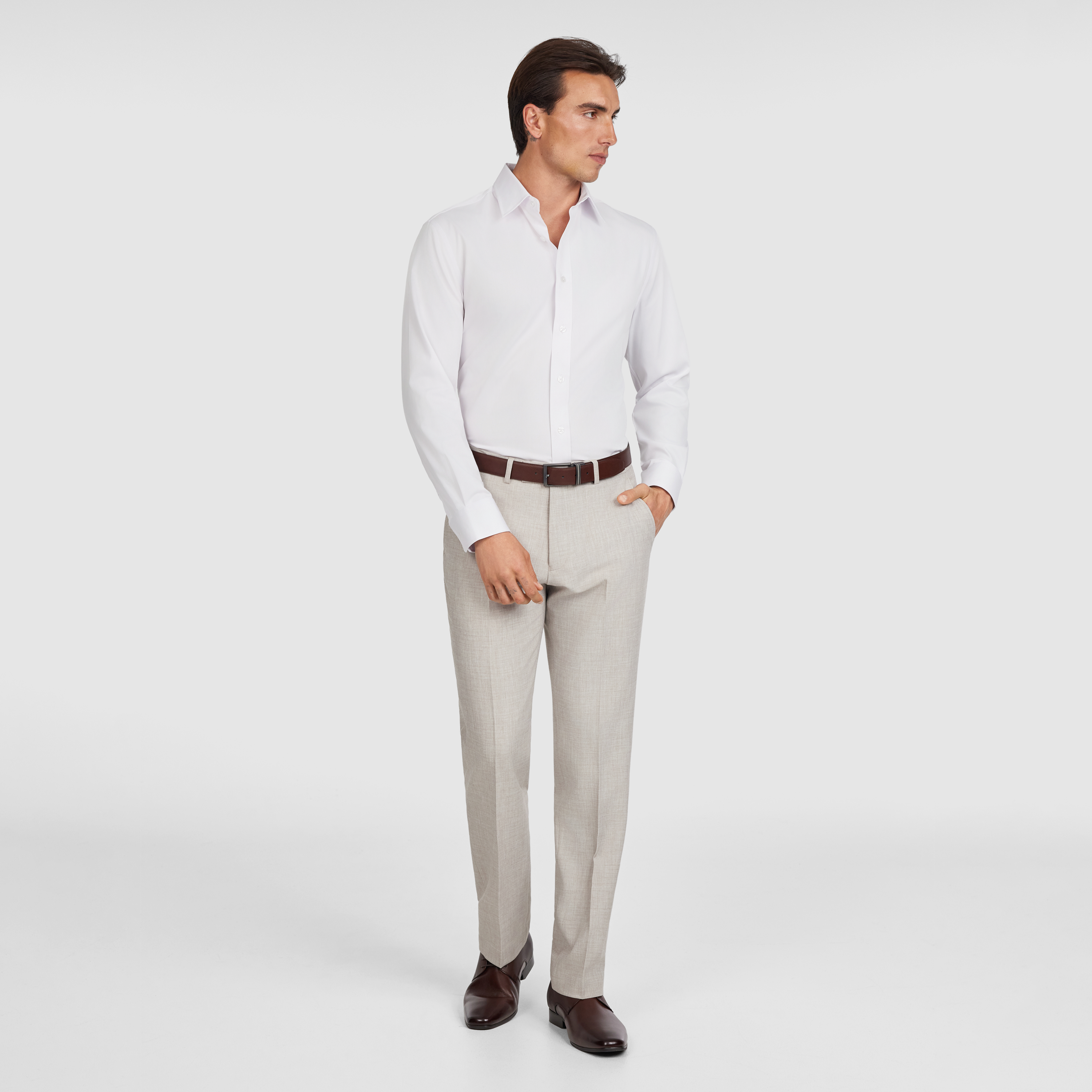 White Tuscany Bamboo Shirt