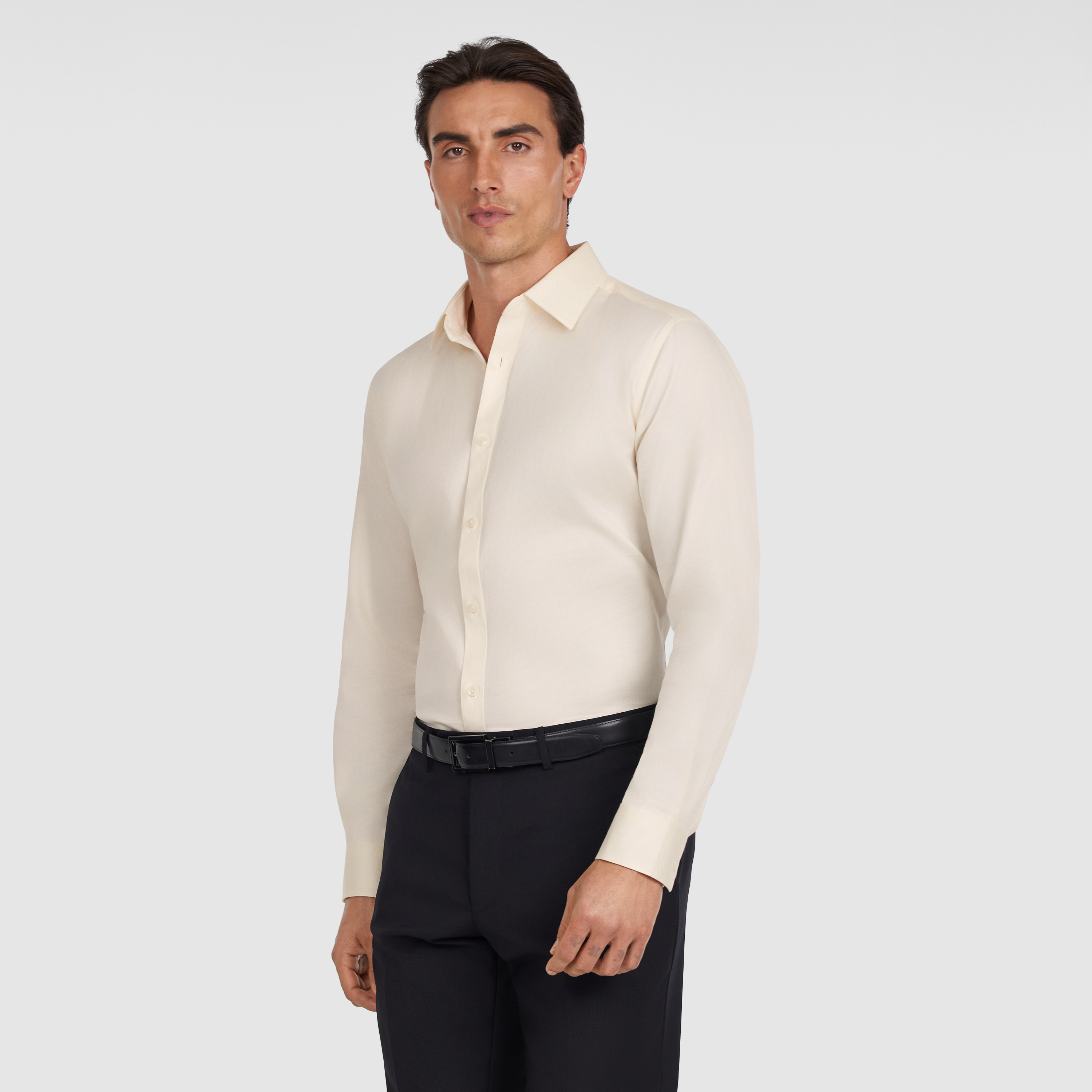 Ivory Egyptian Cotton Shirt