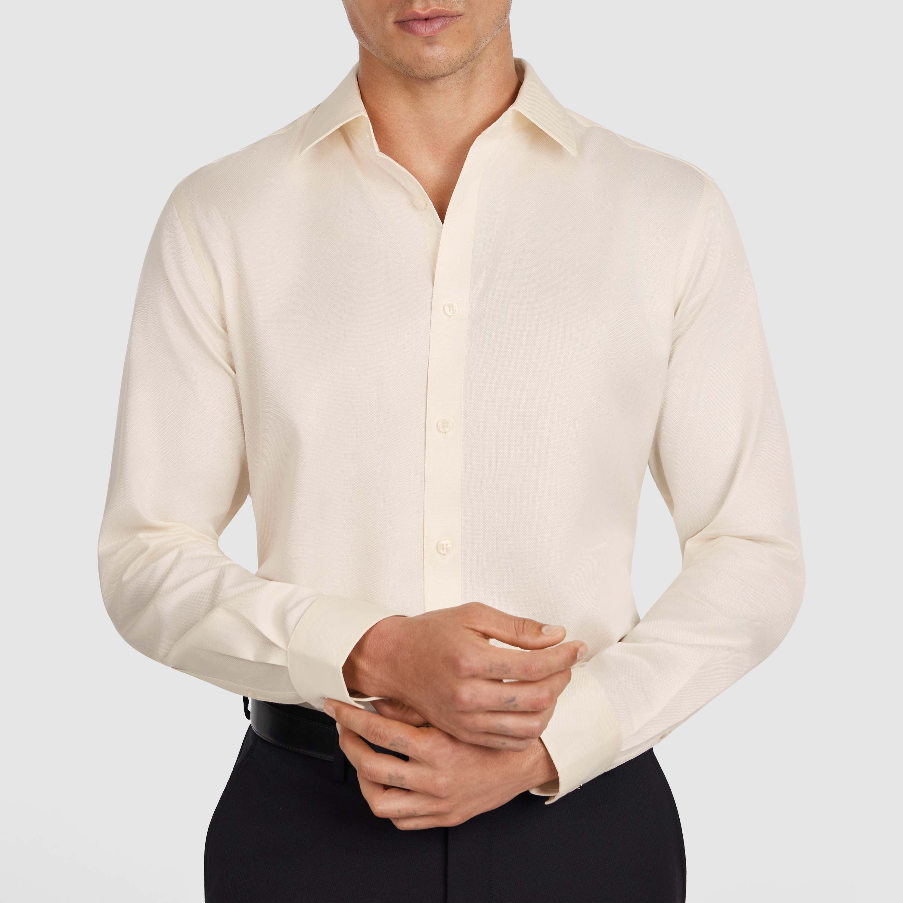 Ivory Egyptian Cotton Shirt