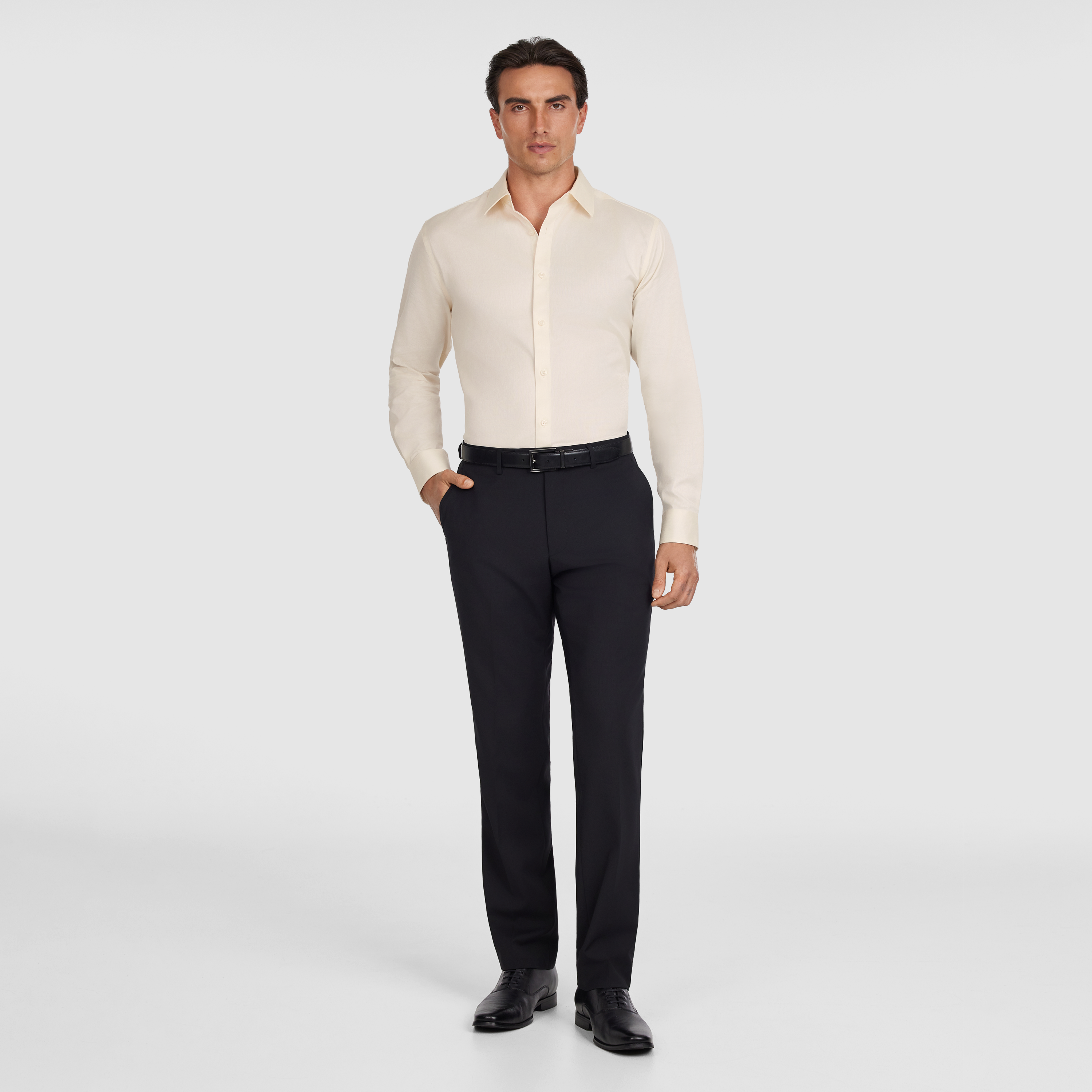 Ivory Egyptian Cotton Shirt