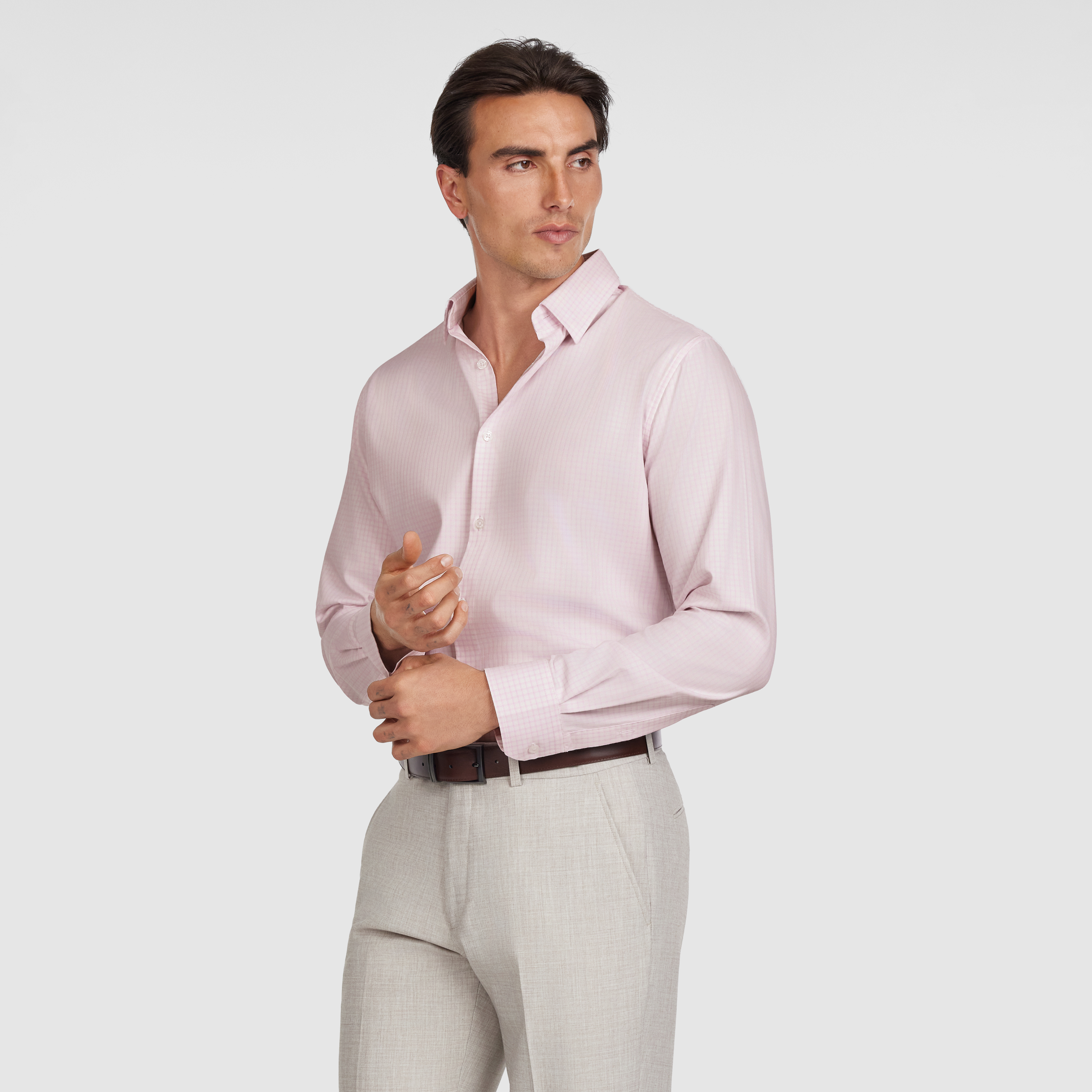 Leeds Slim Bamboo Check Shirt