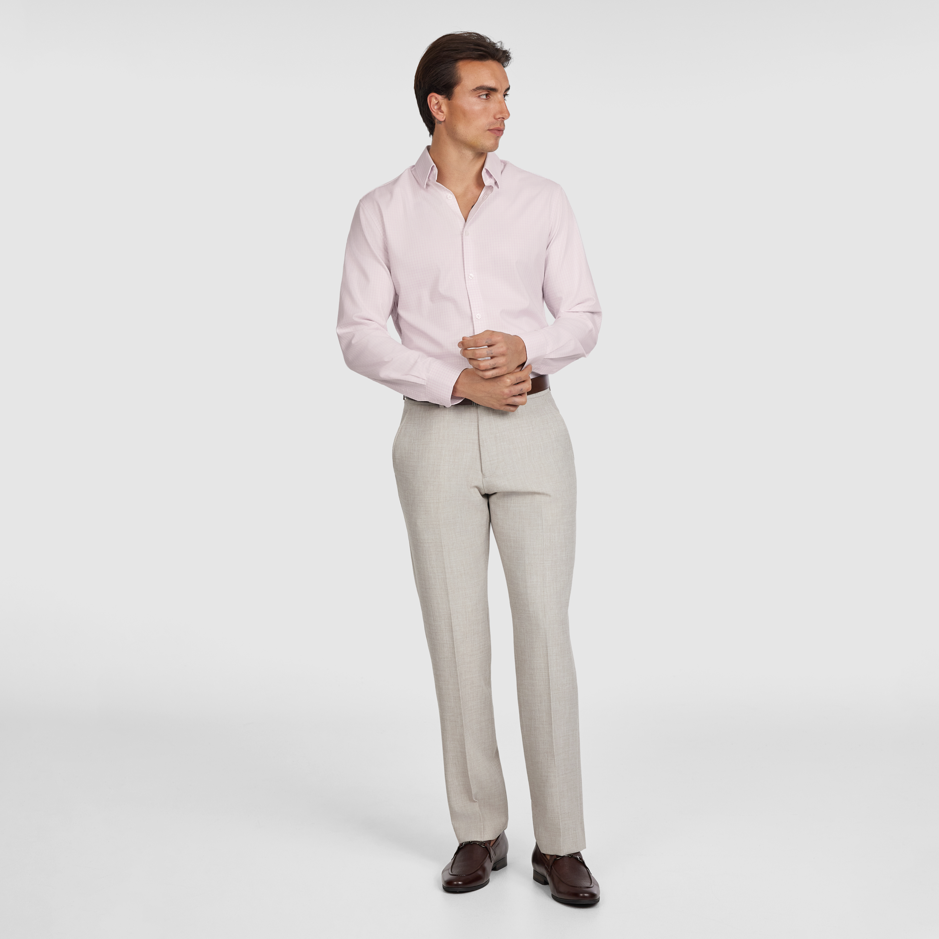 Leeds Slim Bamboo Check Shirt