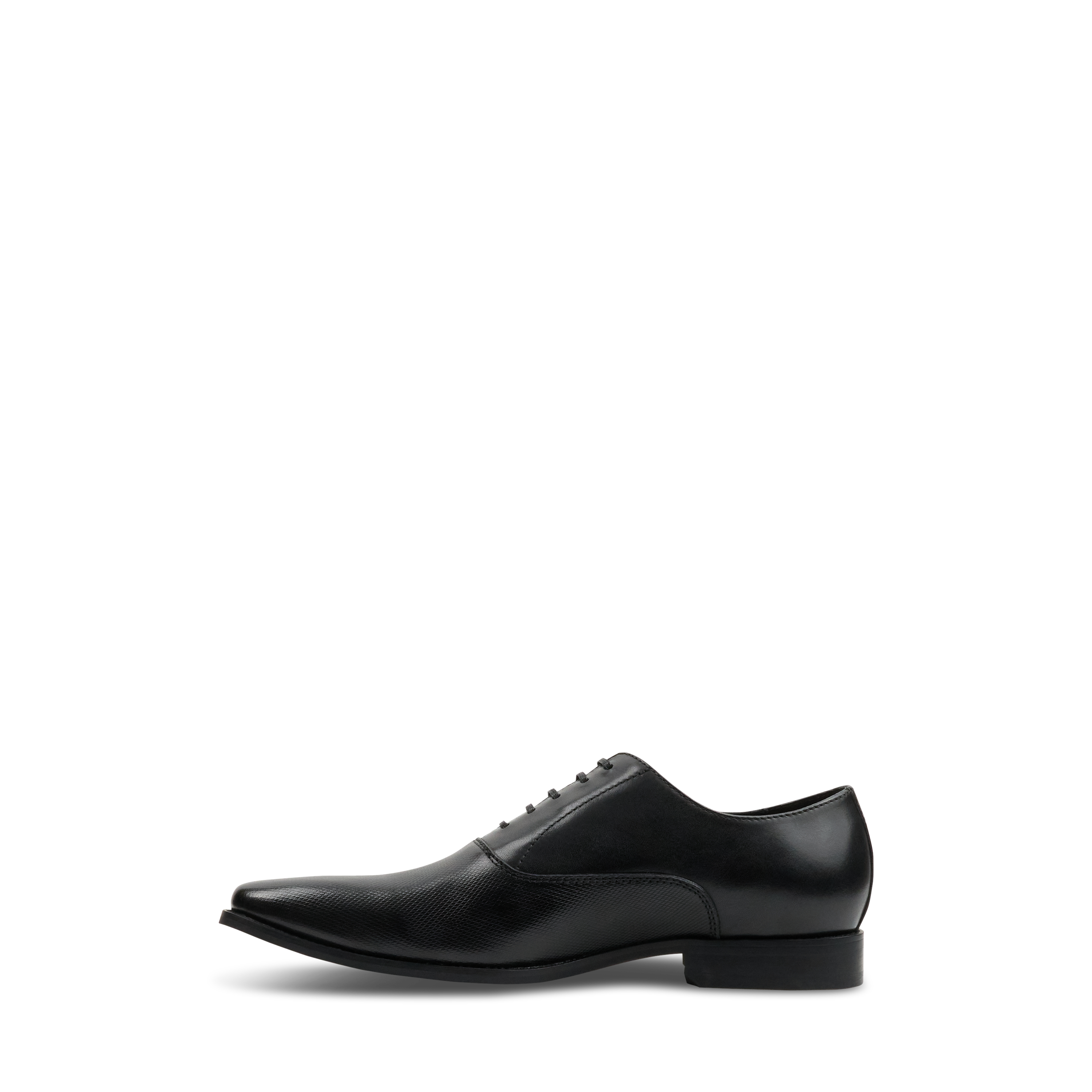 Black Yale Textured Dress Shoe