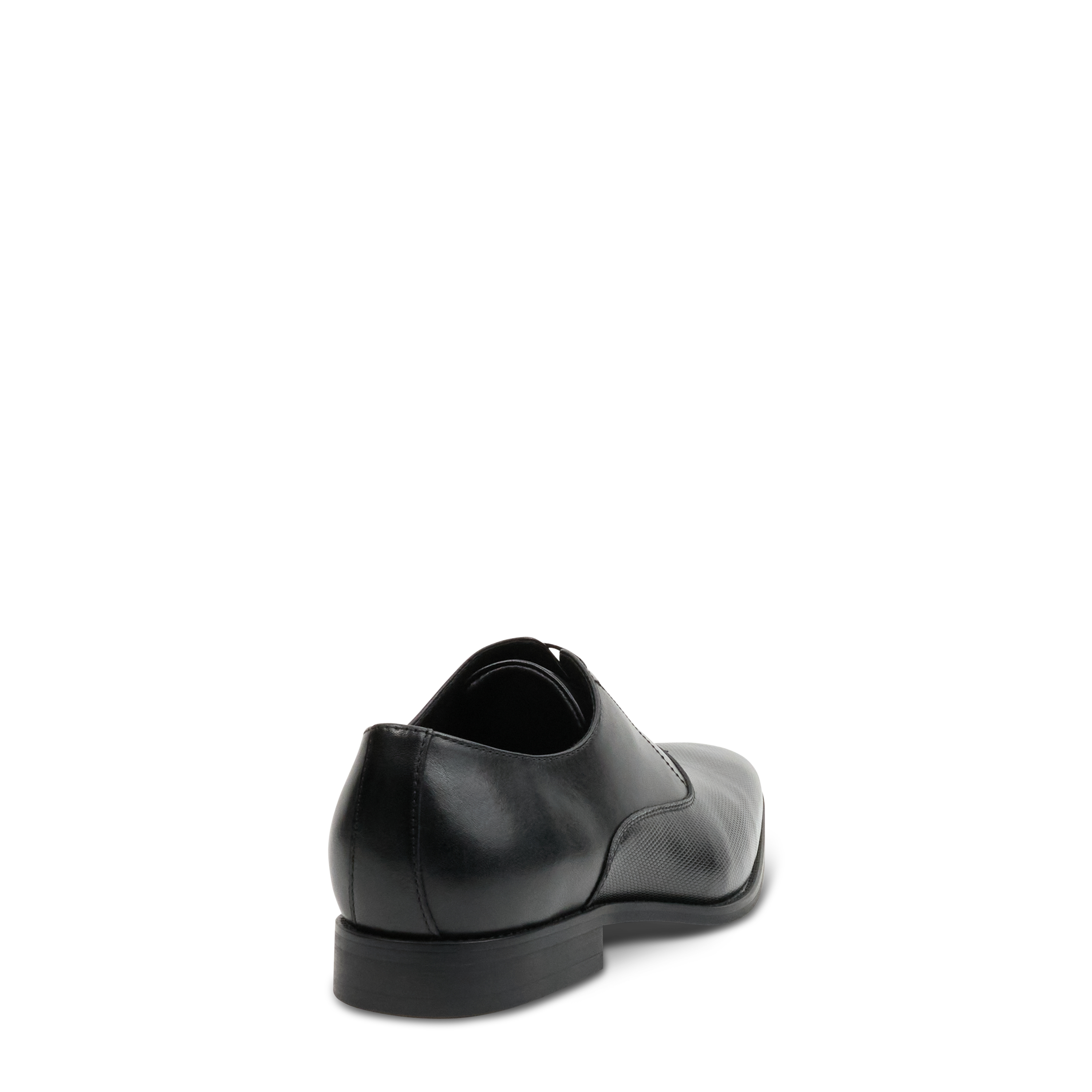 Black Yale Textured Dress Shoe