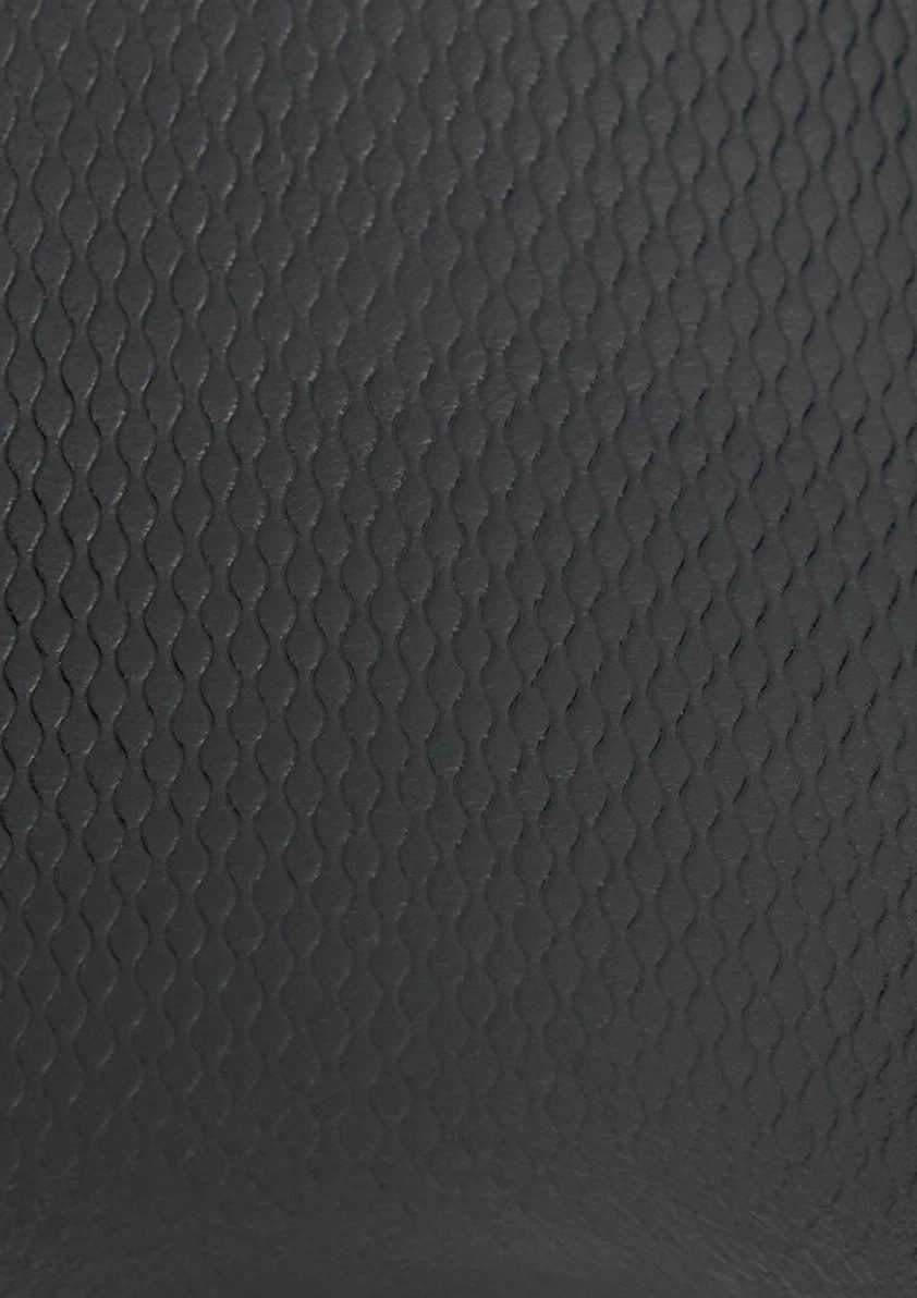 Black Yale Textured Dress Shoe
