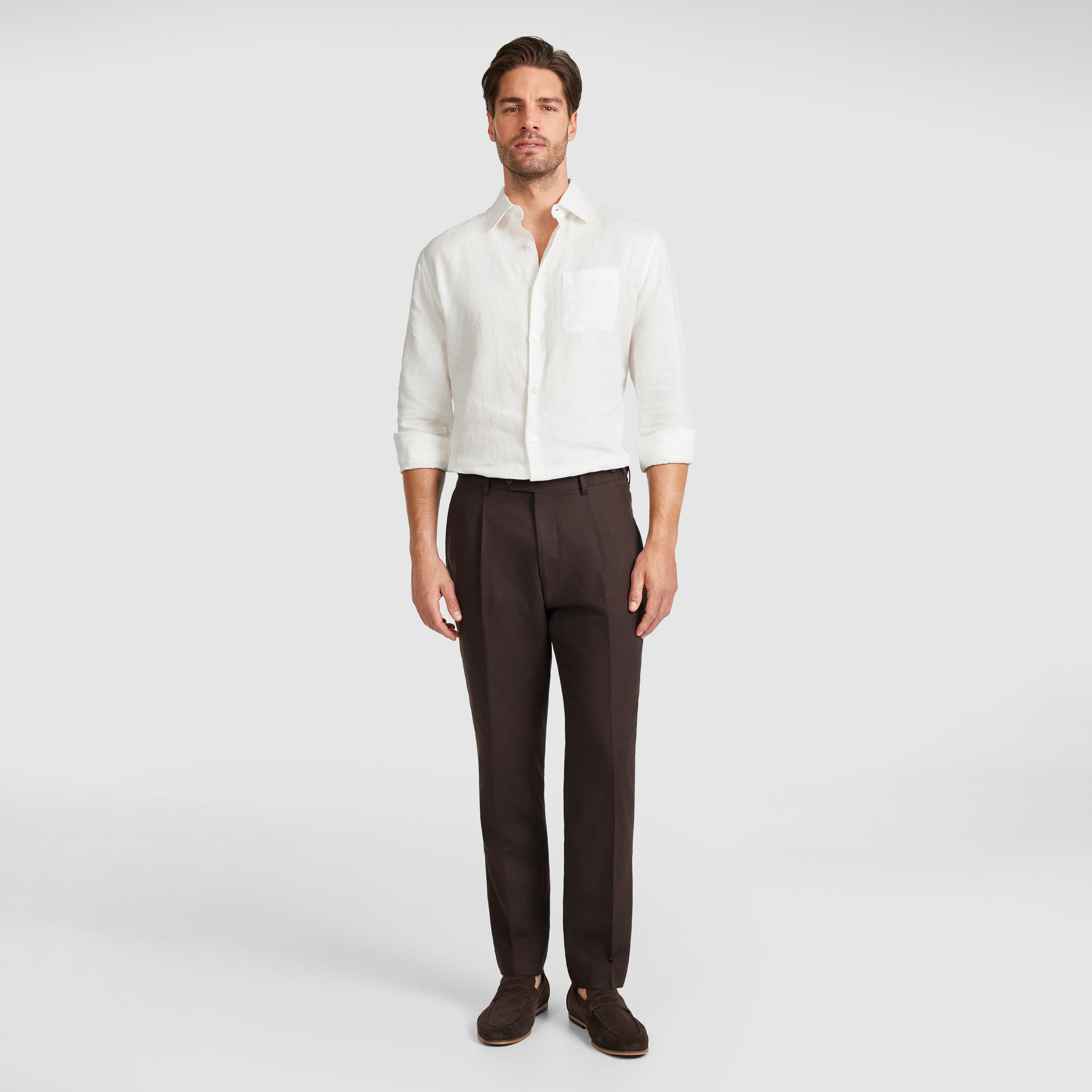 Bayfield Pleat Linen Pant