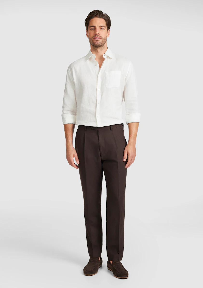 Bayfield Pleat Linen Pant