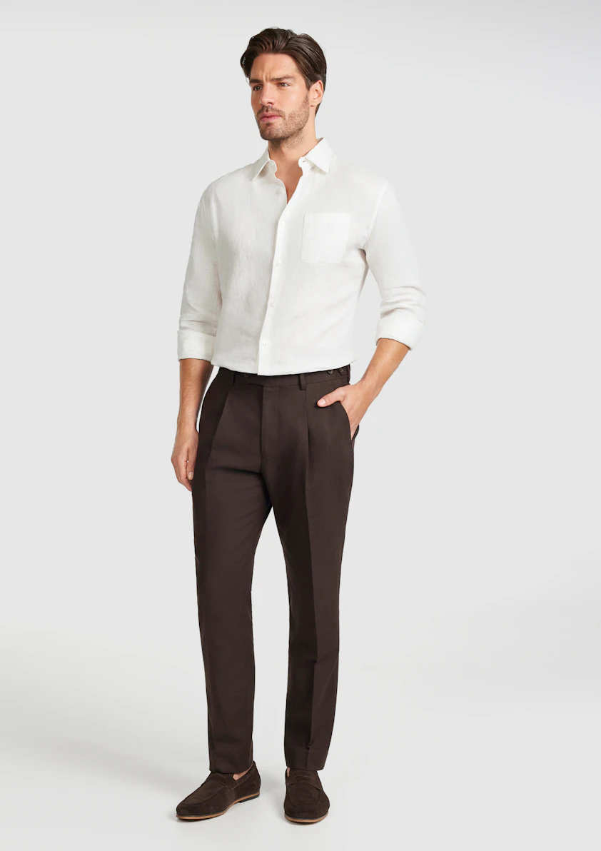 Bayfield Pleat Linen Pant