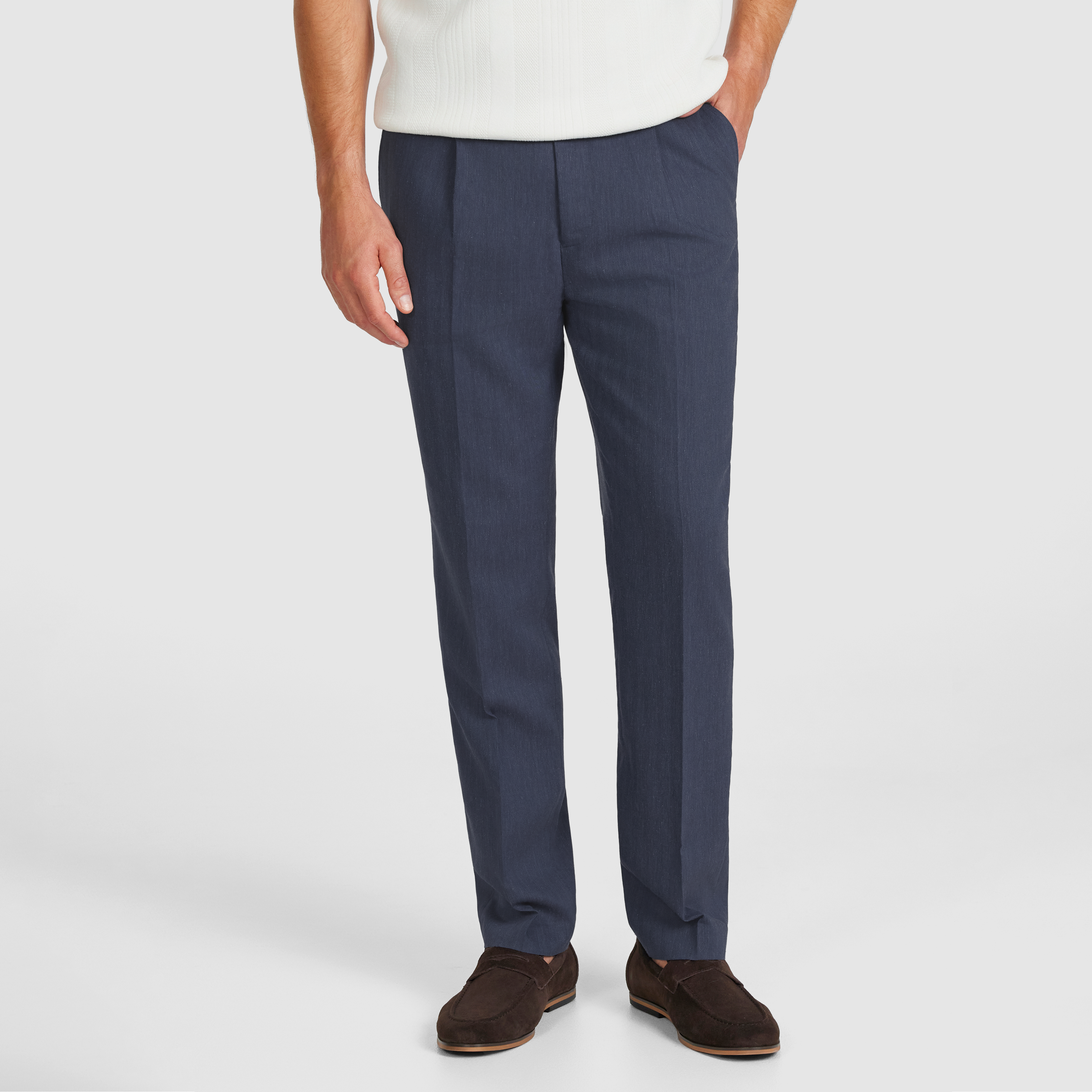 Palisade Pleat Linen Pant
