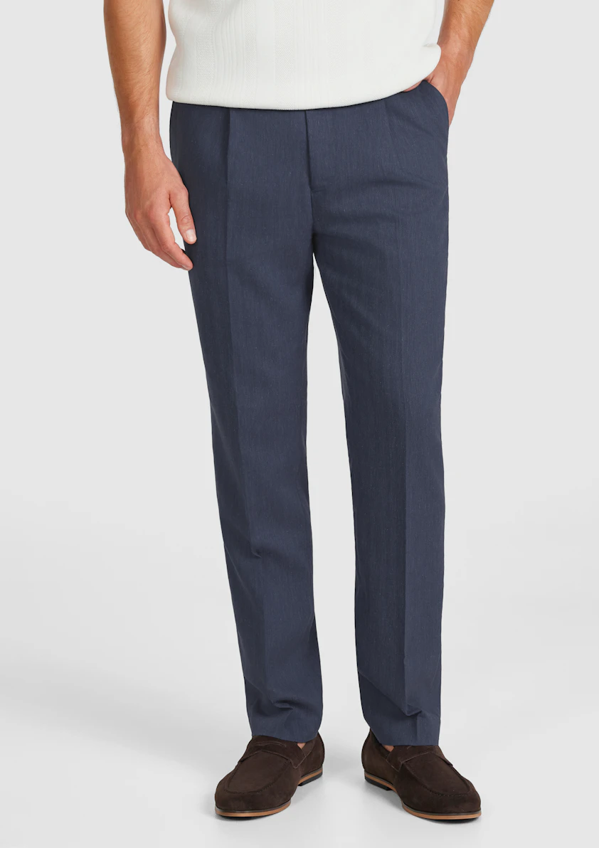 Palisade Pleat Linen Pant