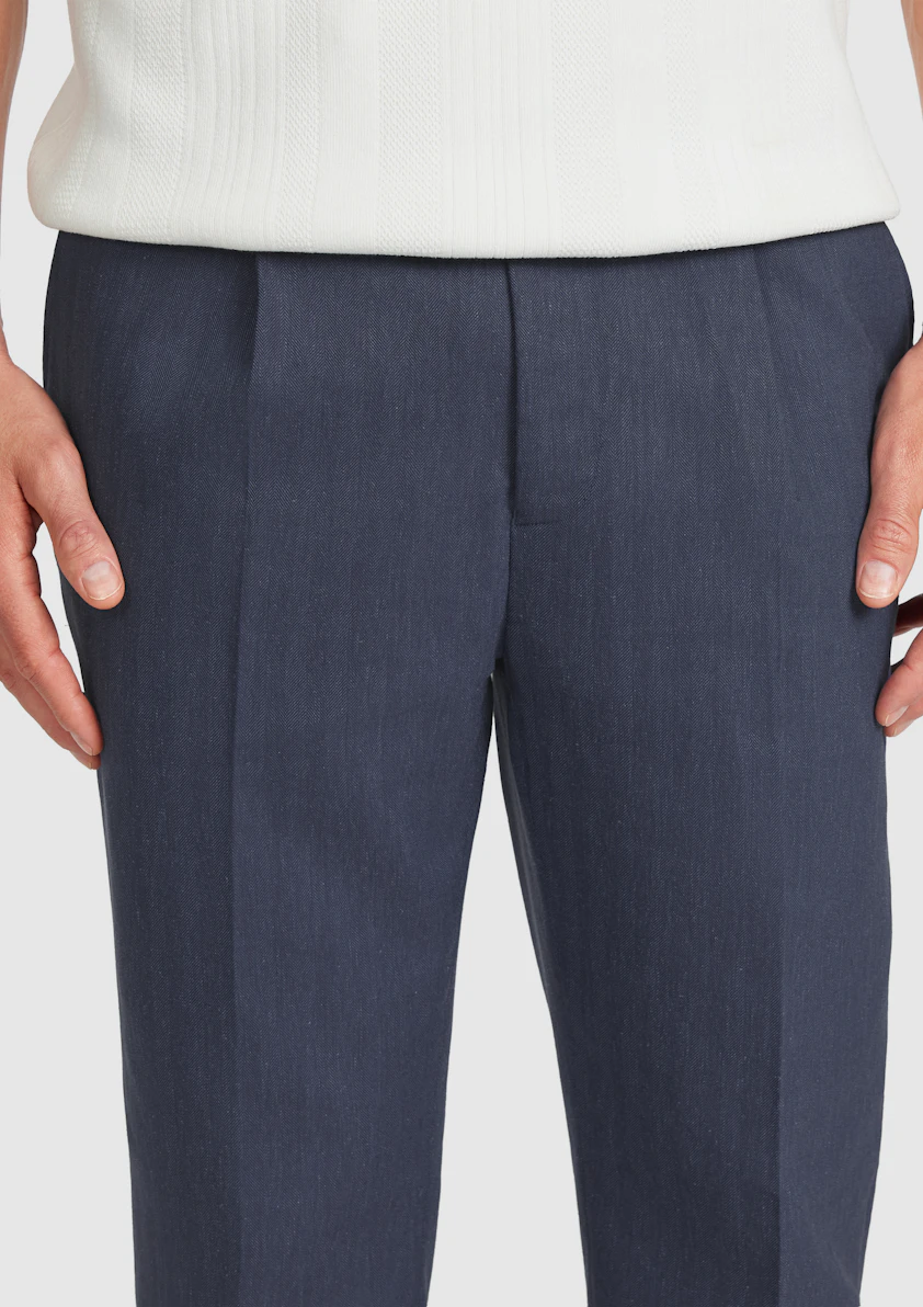 Palisade Pleat Linen Pant