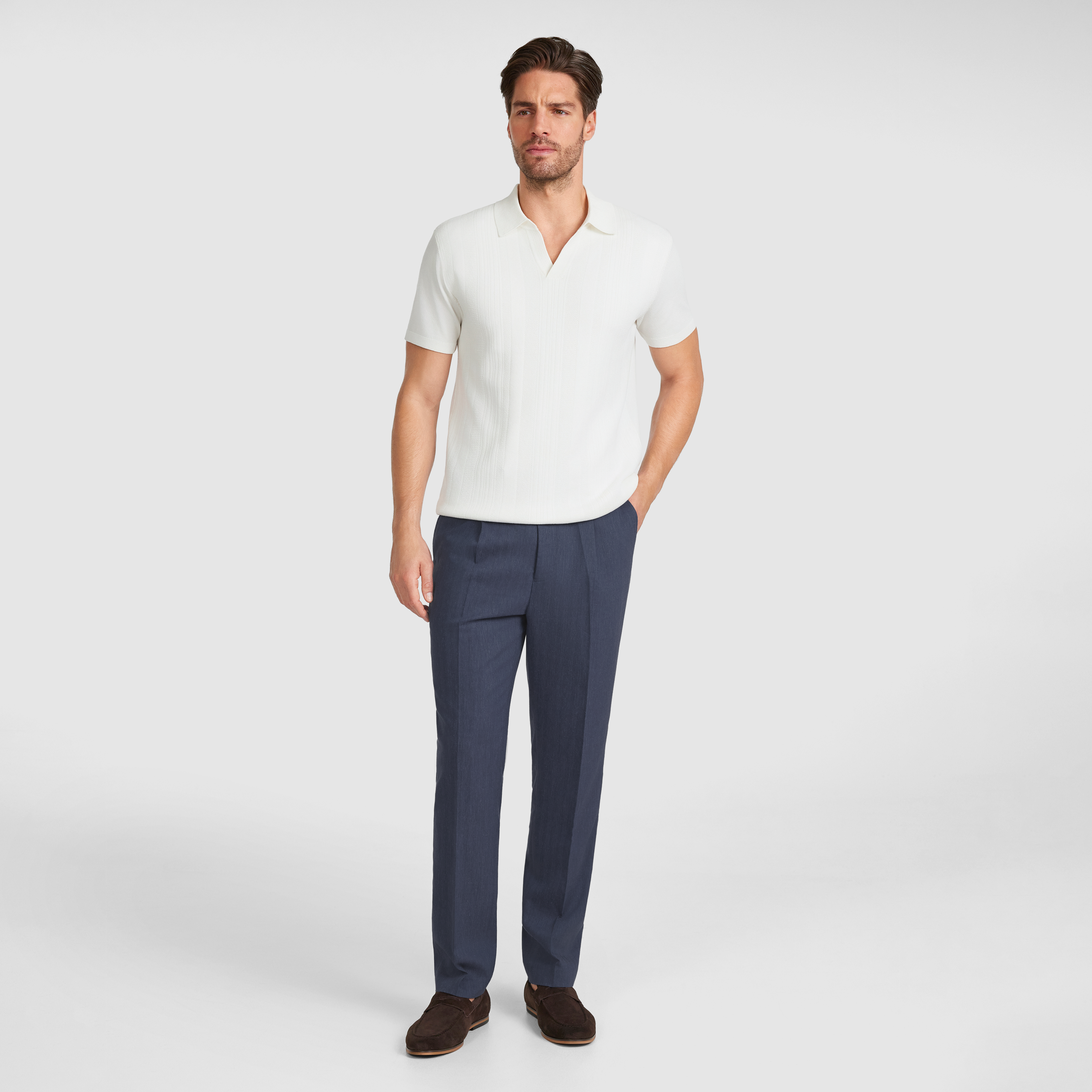 Palisade Pleat Linen Pant