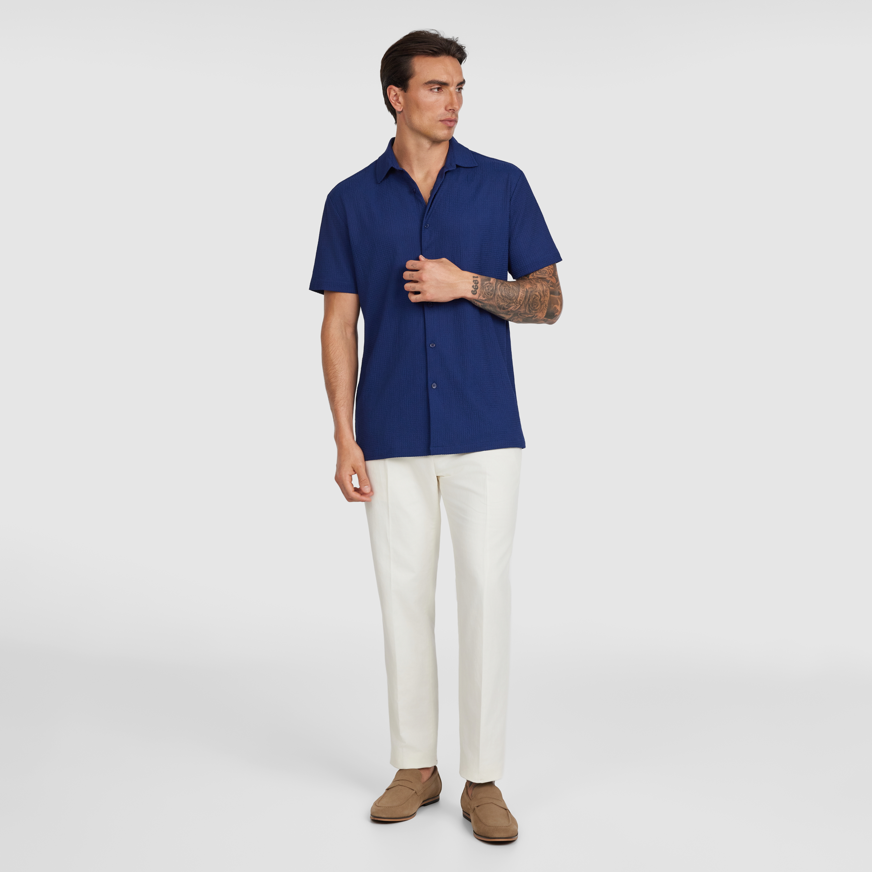 Lumina Pleat Linen Blend Pant
