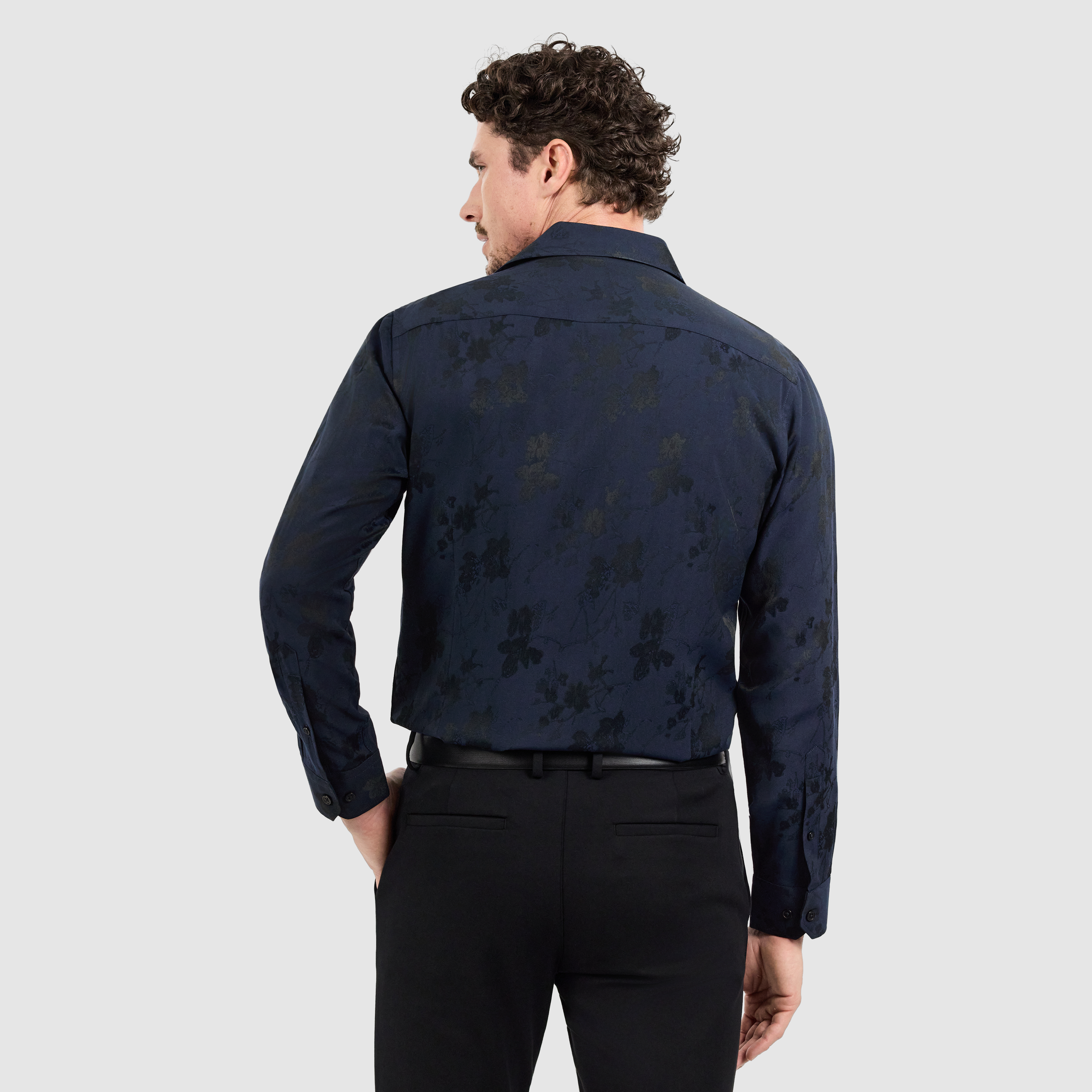 Lapis Slim Floral Shirt