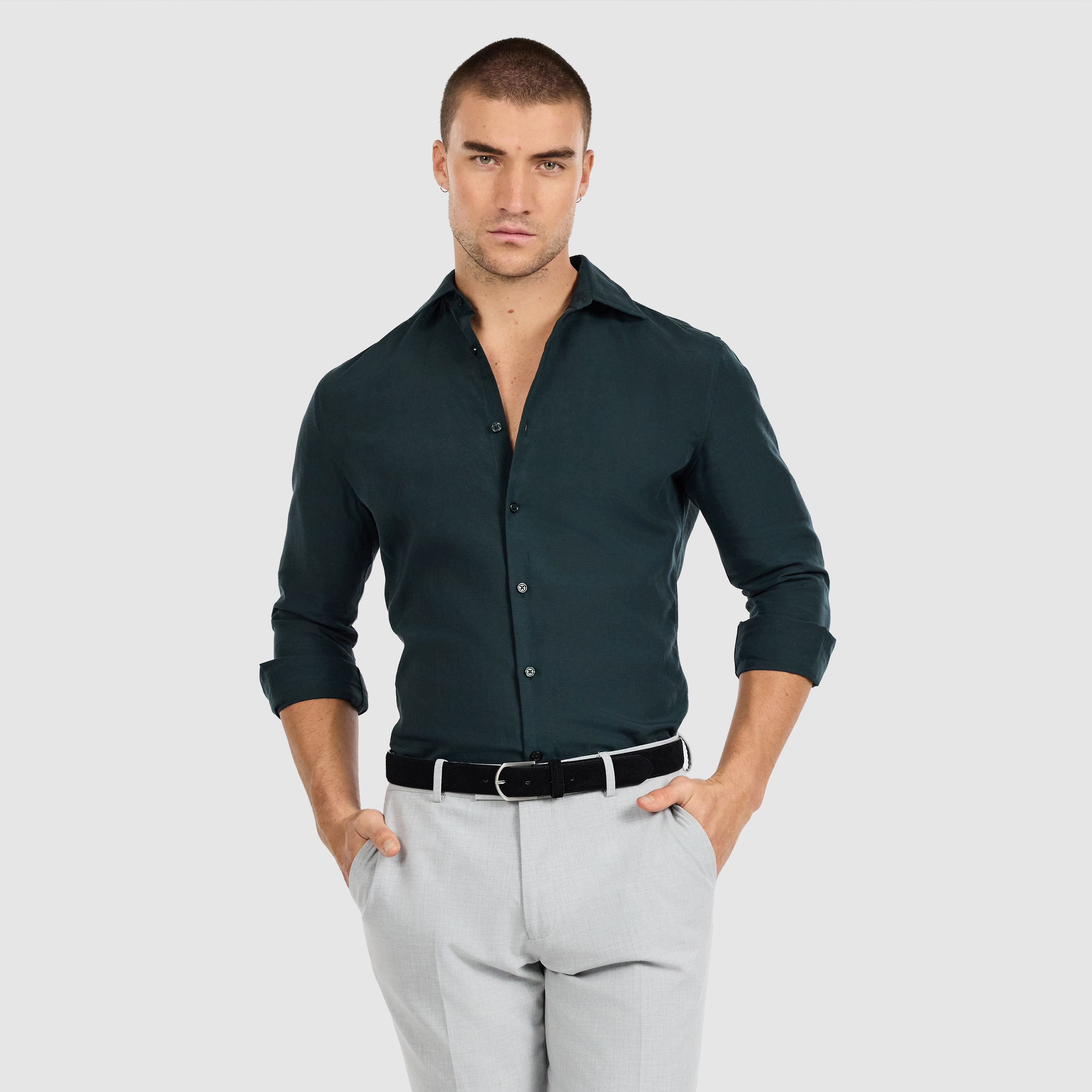 Tide Slim Linen Lyocell Shirt