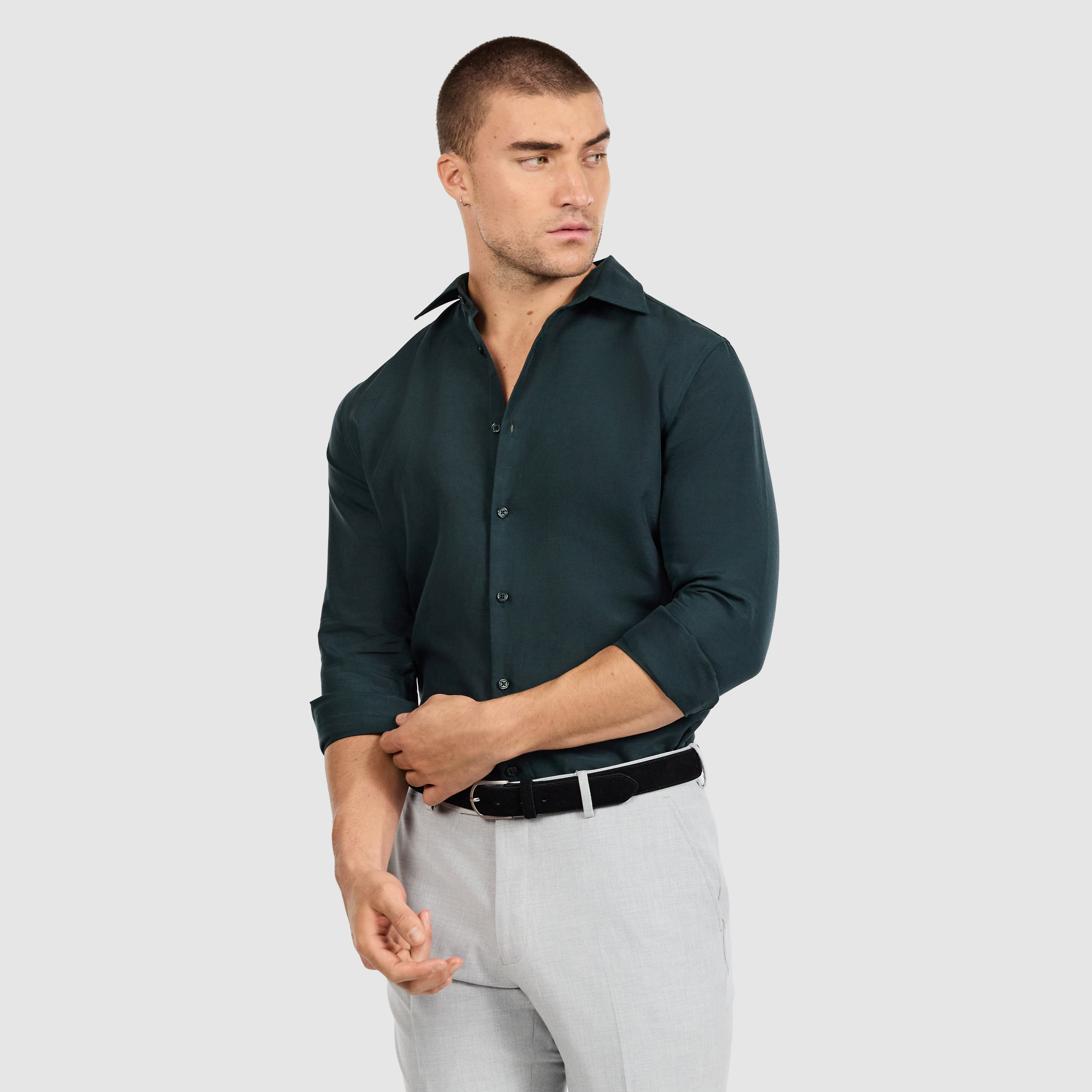 Tide Slim Linen Lyocell Shirt