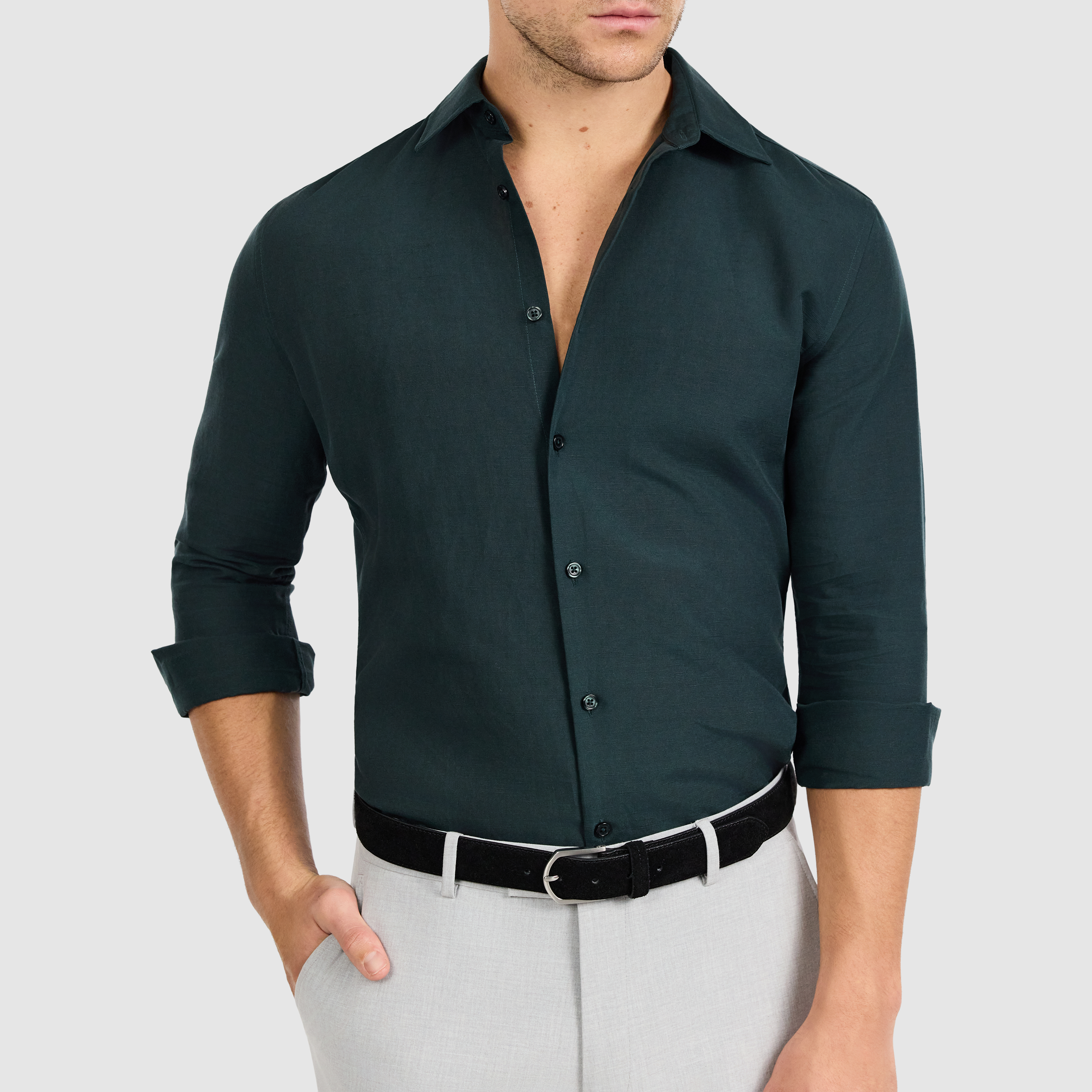 Tide Slim Linen Lyocell Shirt