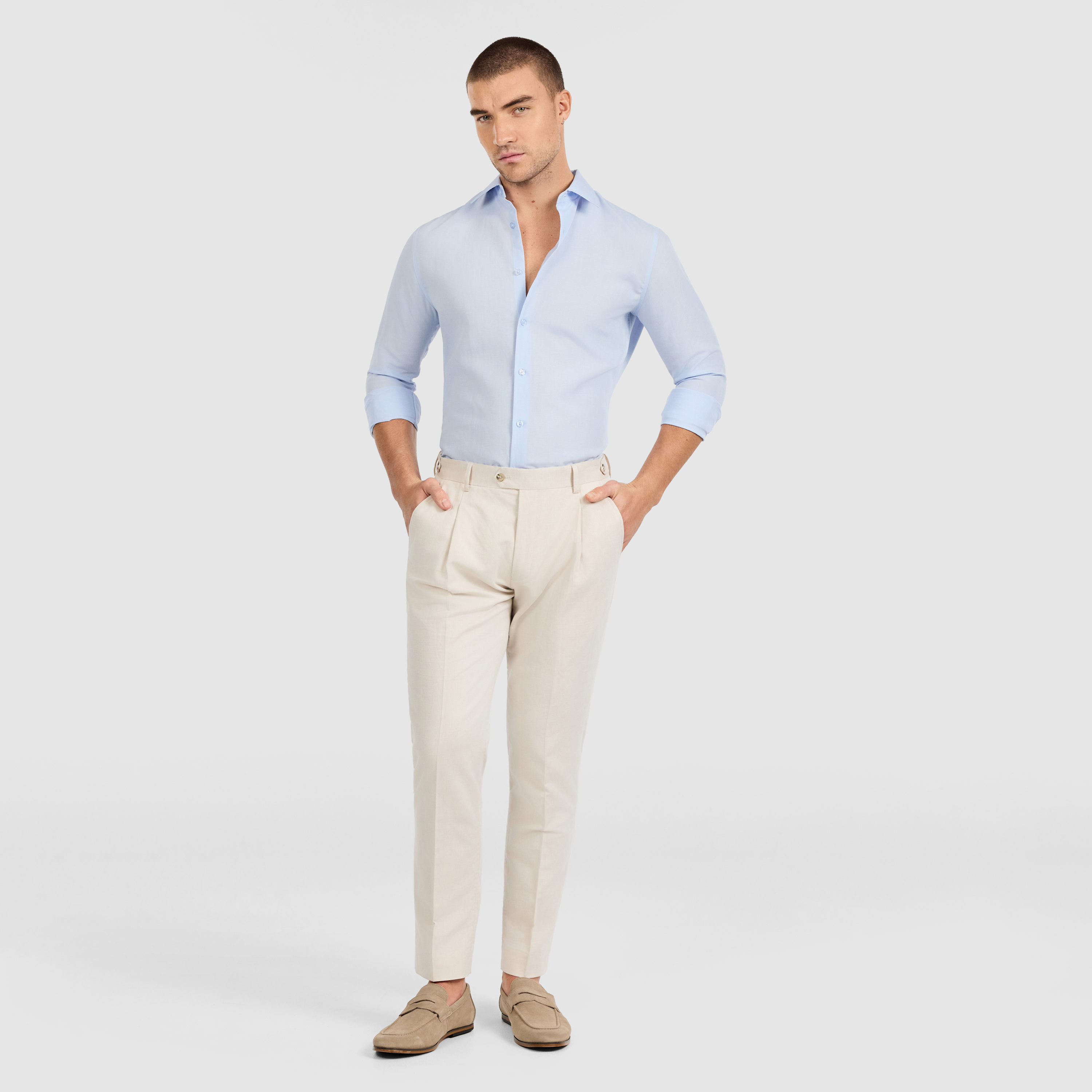 Tide Slim Linen Lyocell Shirt