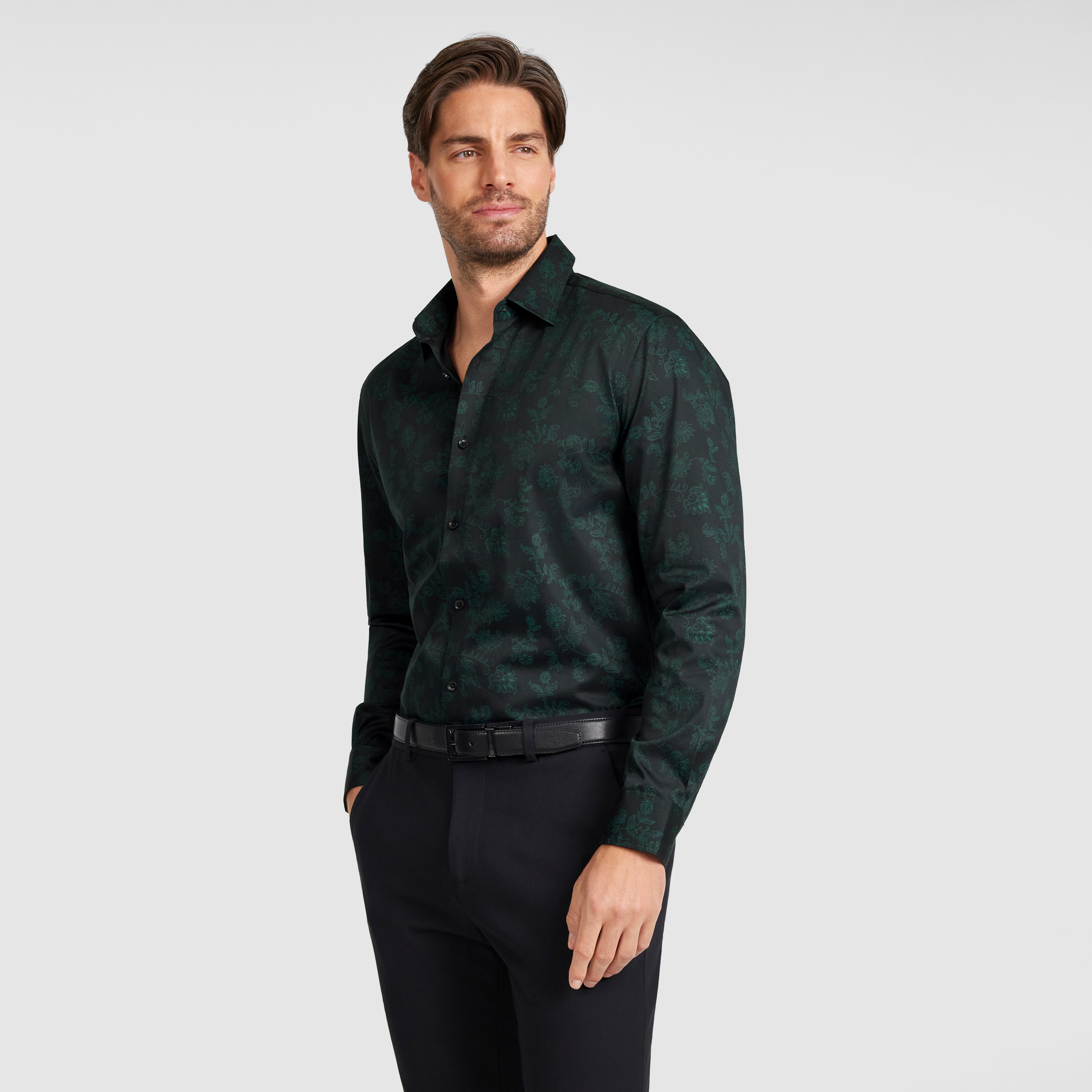 Quartz Stretch Floral Shirt