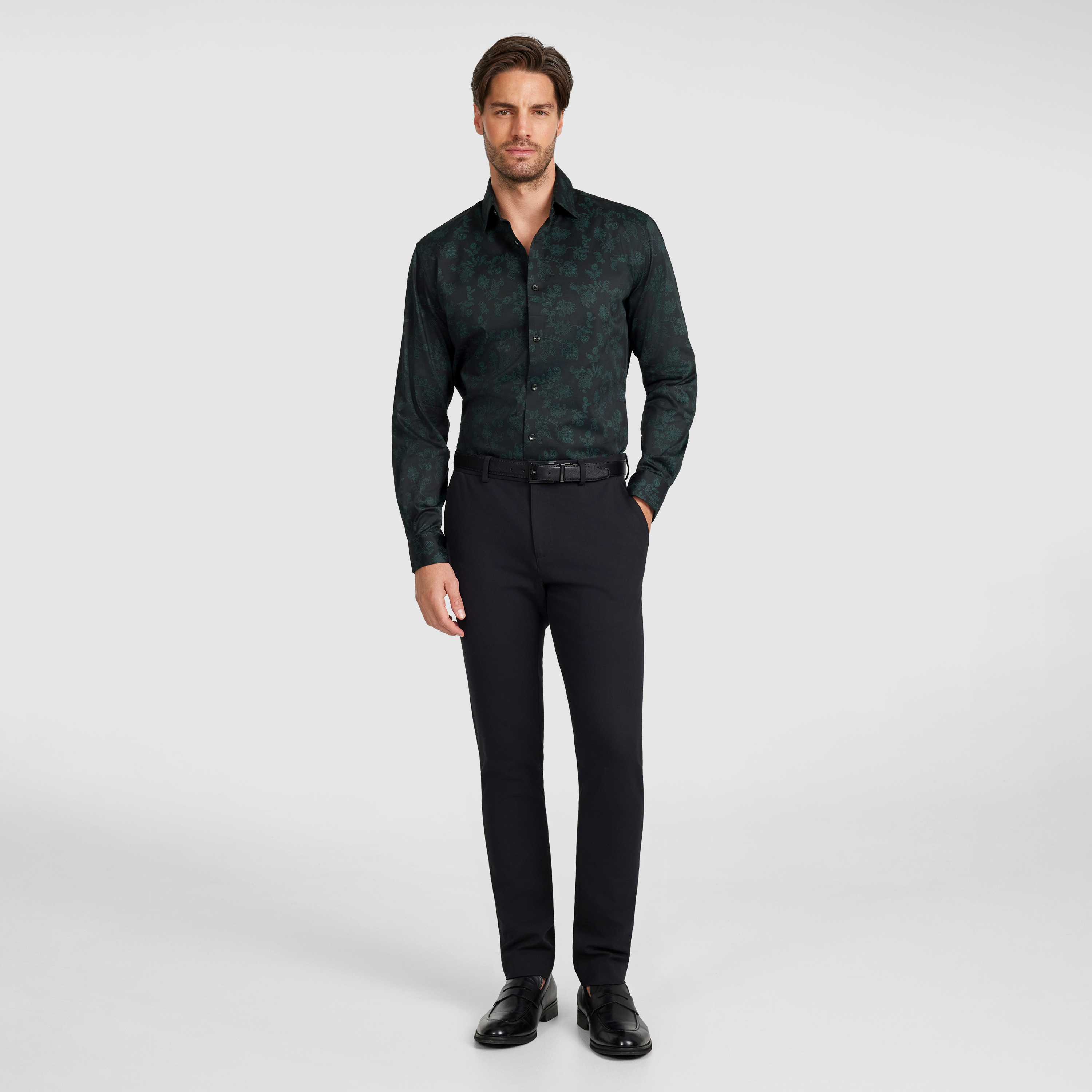 Quartz Stretch Floral Shirt