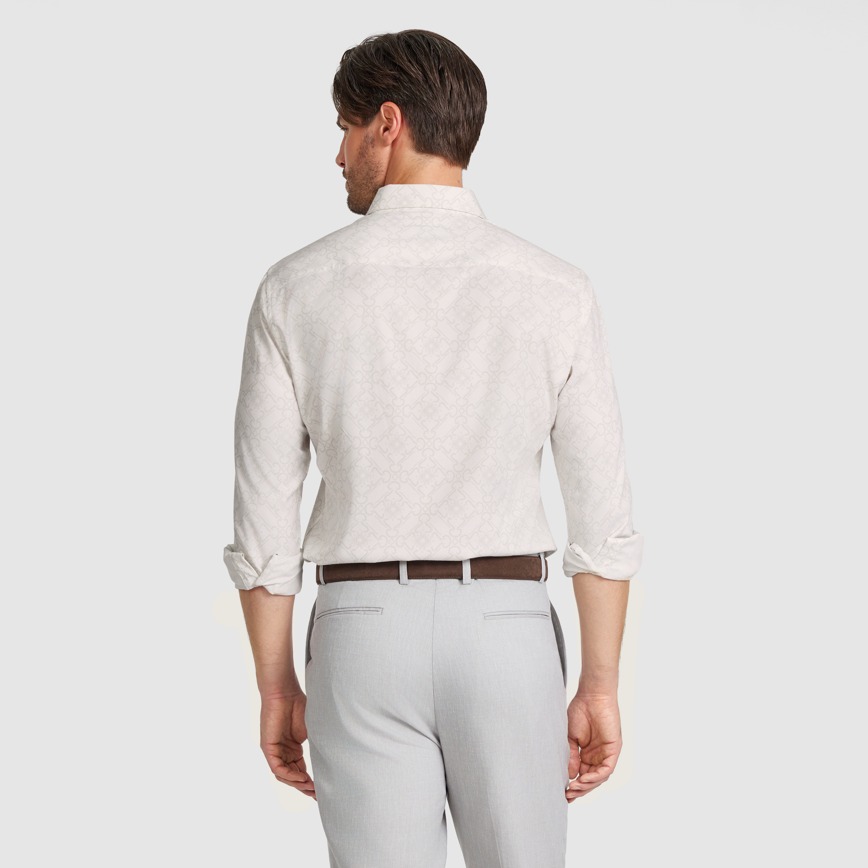 Dusk Slim Bamboo Geo Shirt
