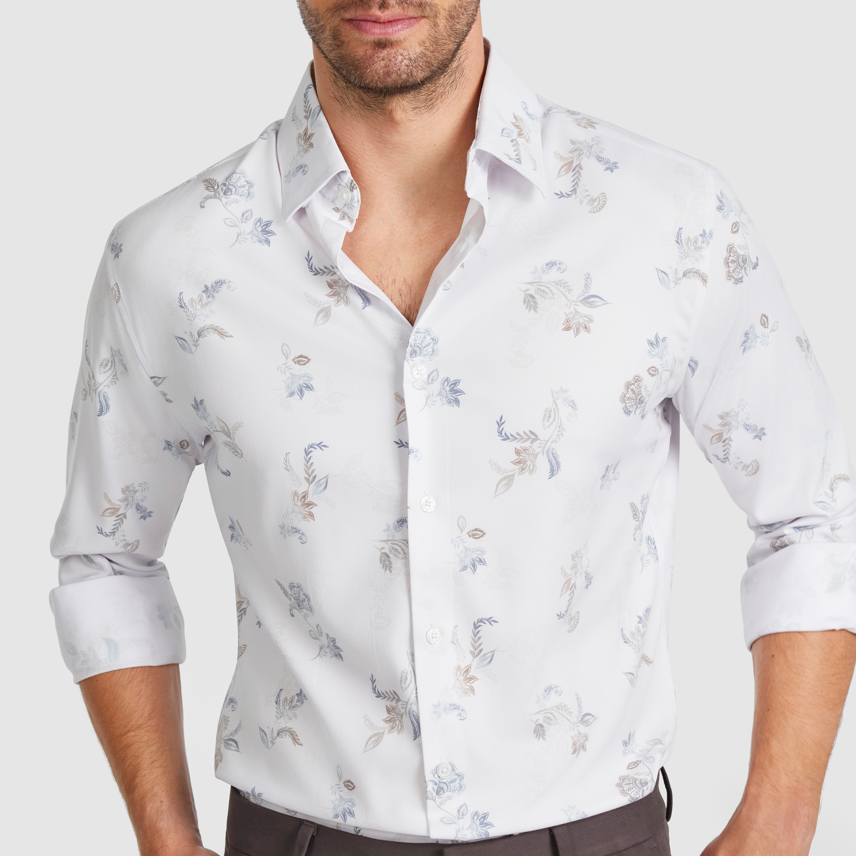 Sol Slim Bamboo Floral Shirt