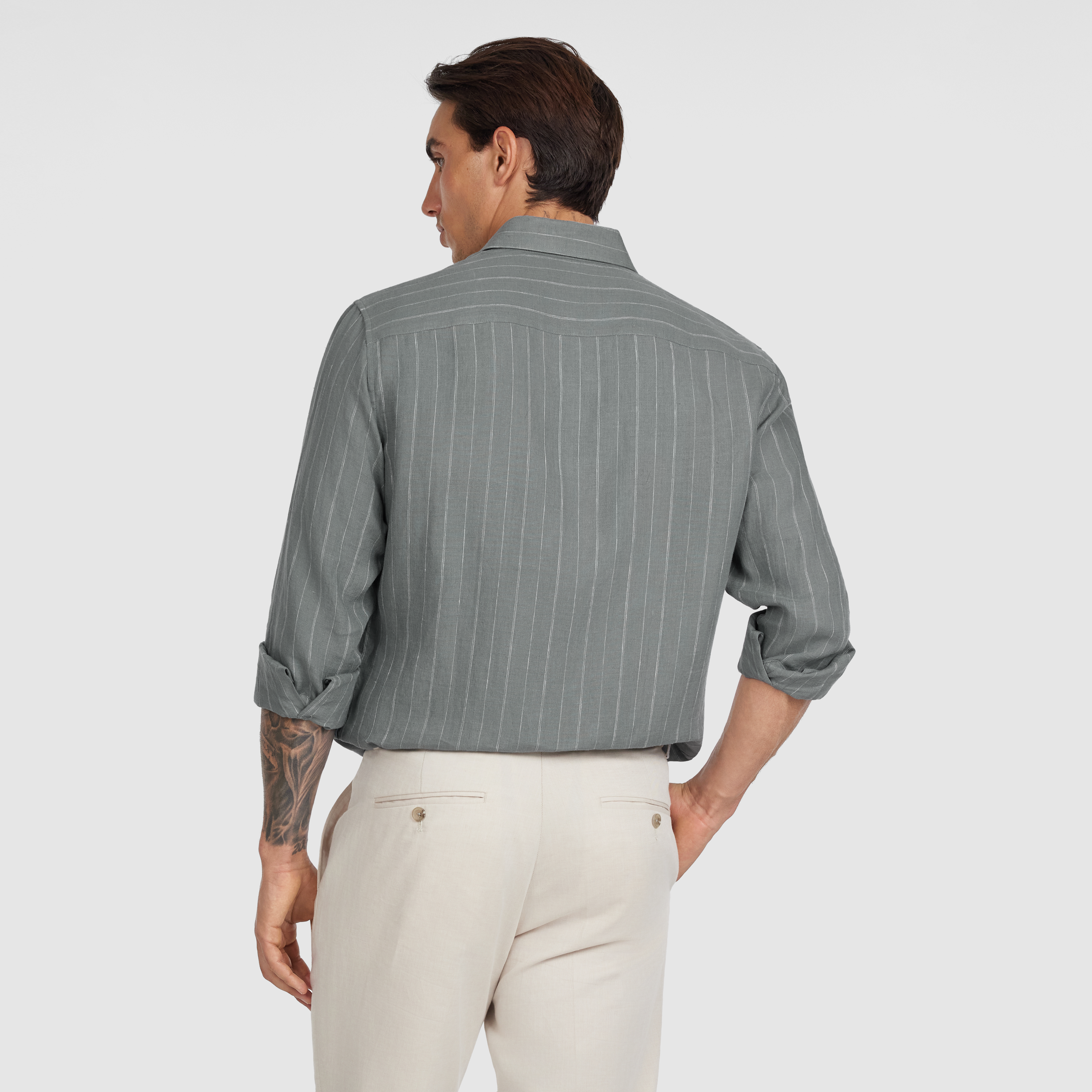 Hamilton Linen Stripe Shirt