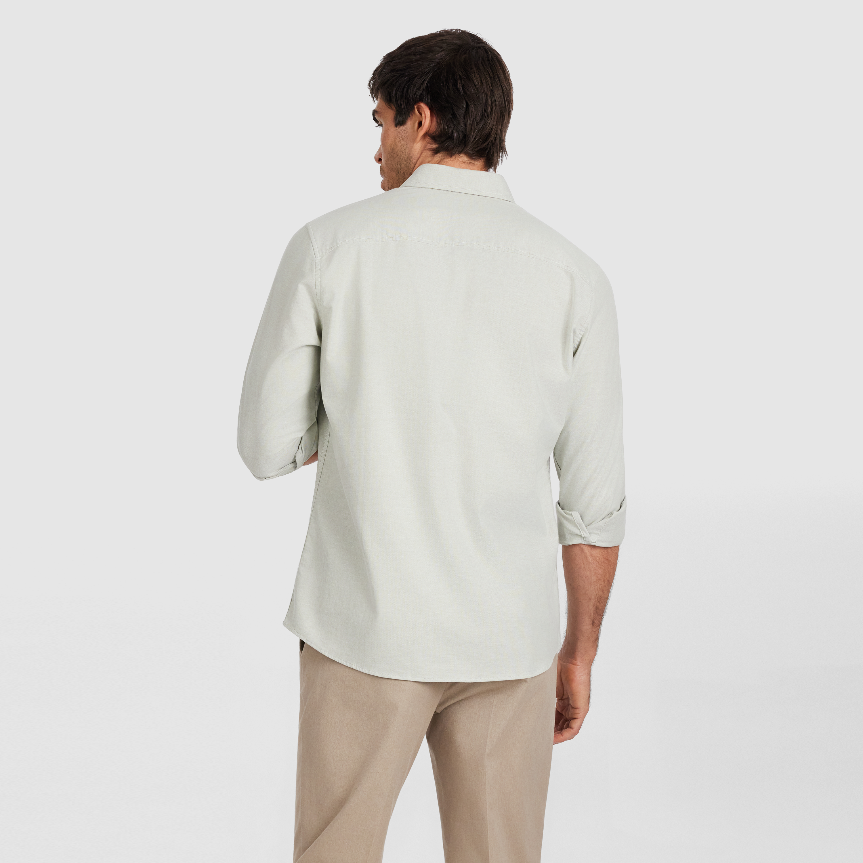 Sage Stretch Oxford Easy Care Shirt