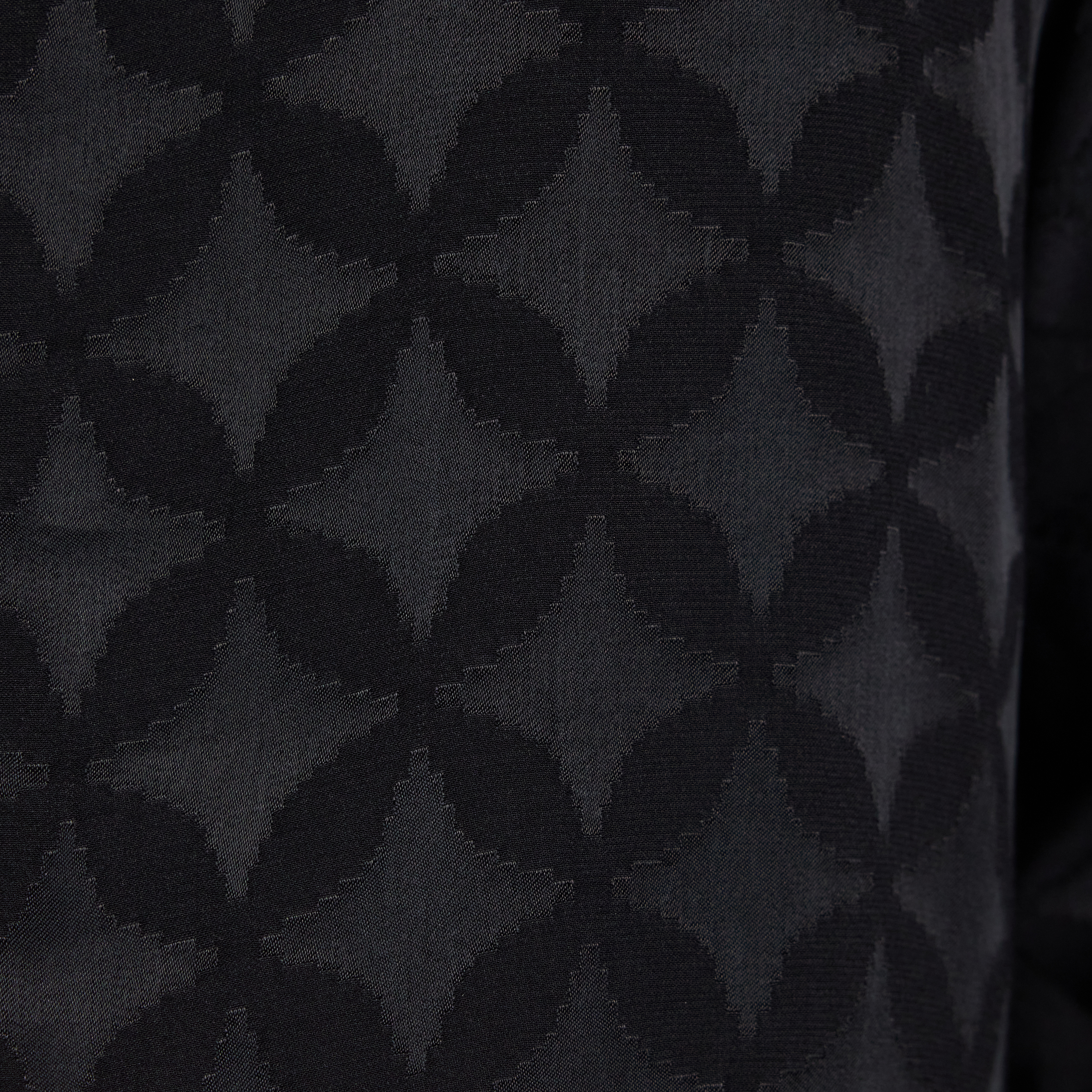 Black Christos Viscose Geo Shirt