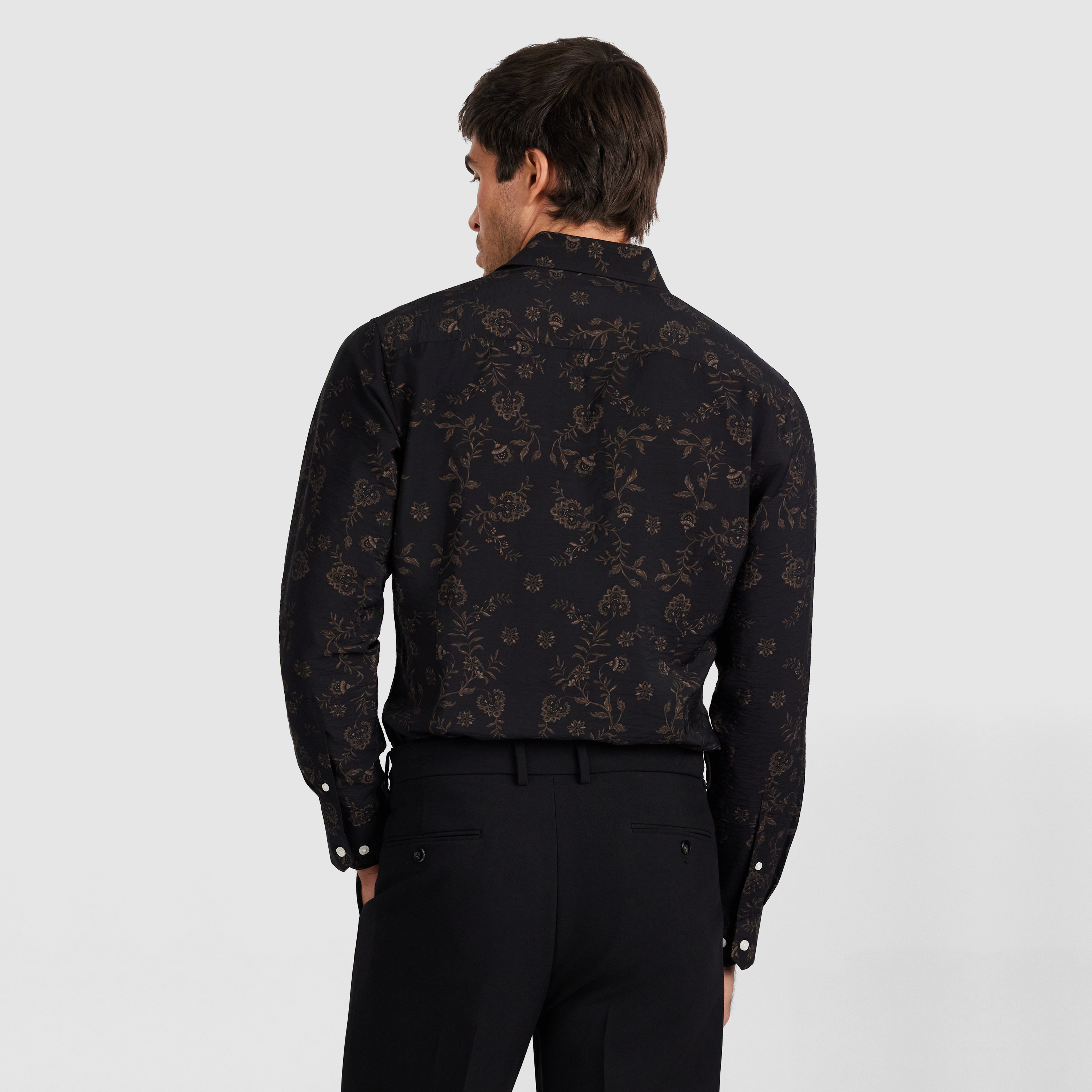 Zac Slim Viscose Floral Shirt