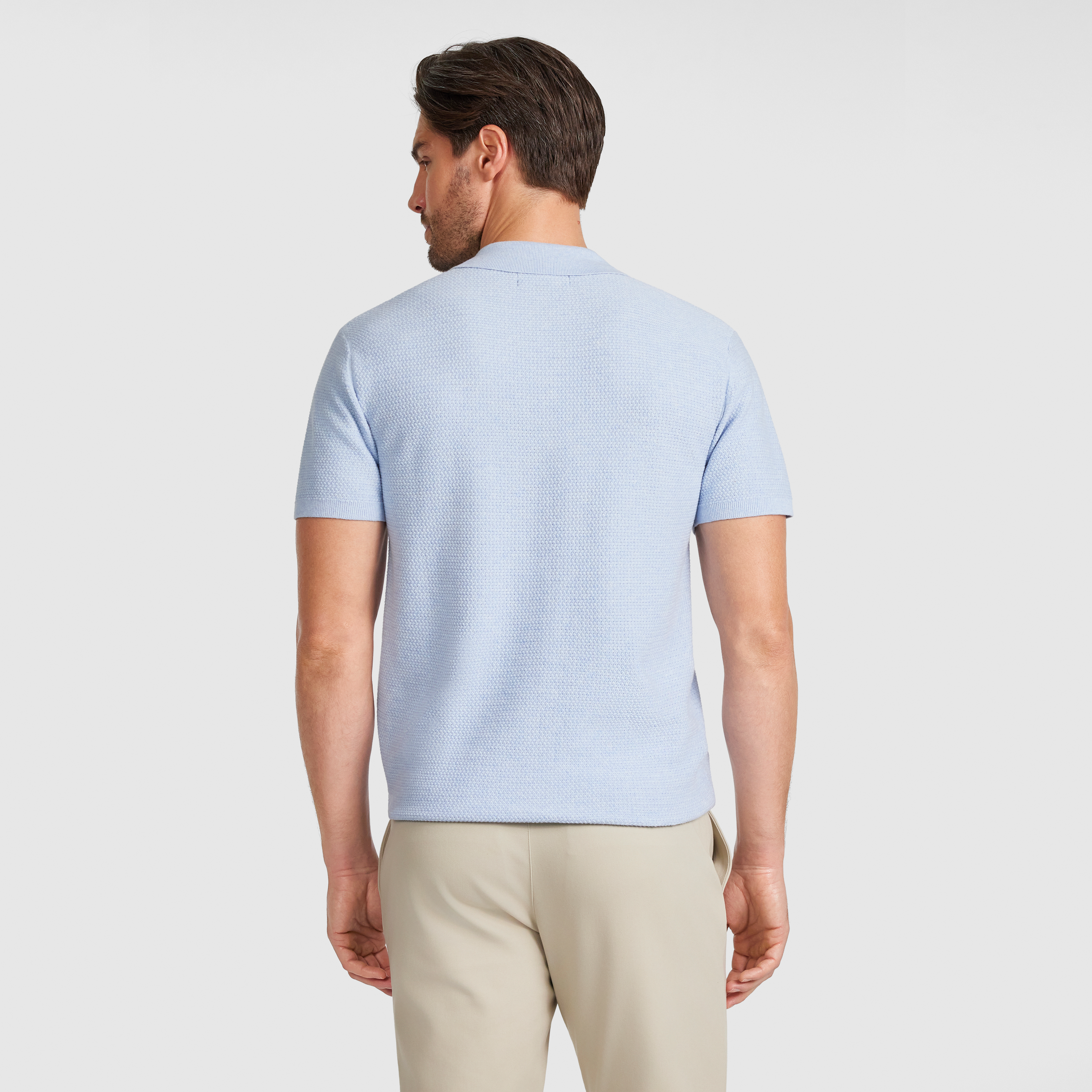 Omal Zip Knit Polo
