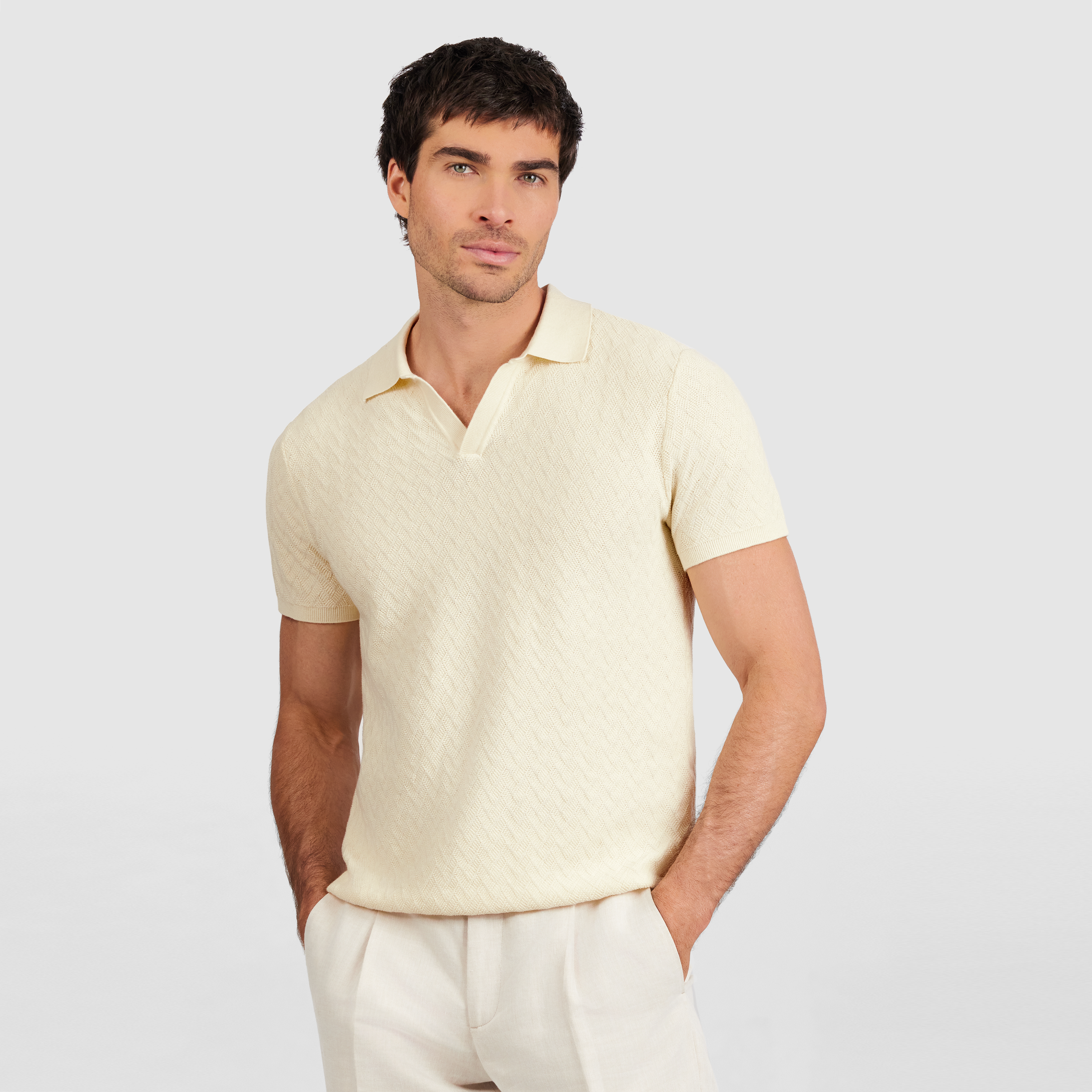 Lemon Marelo Knit Polo