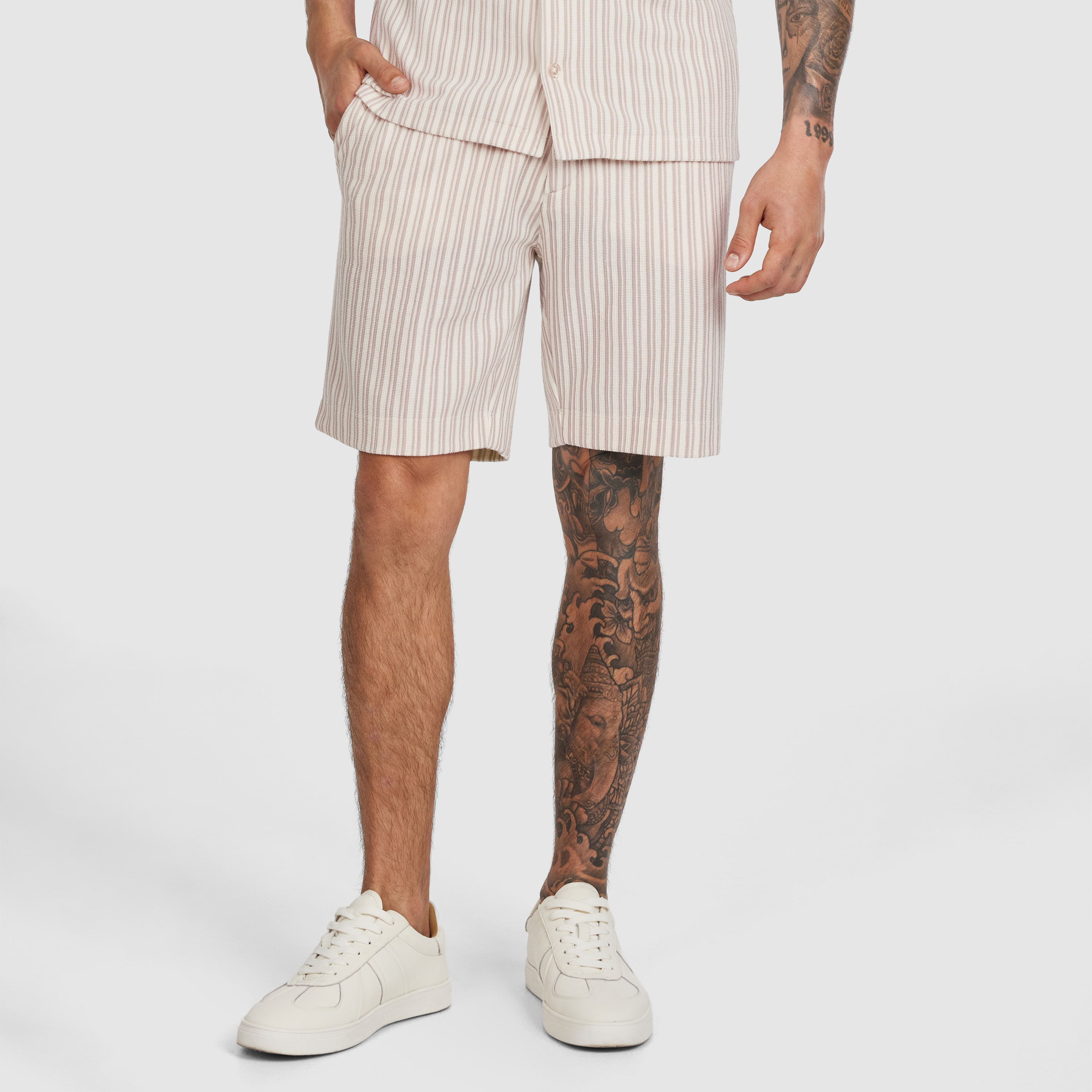 Ryley Textured Stripe Short