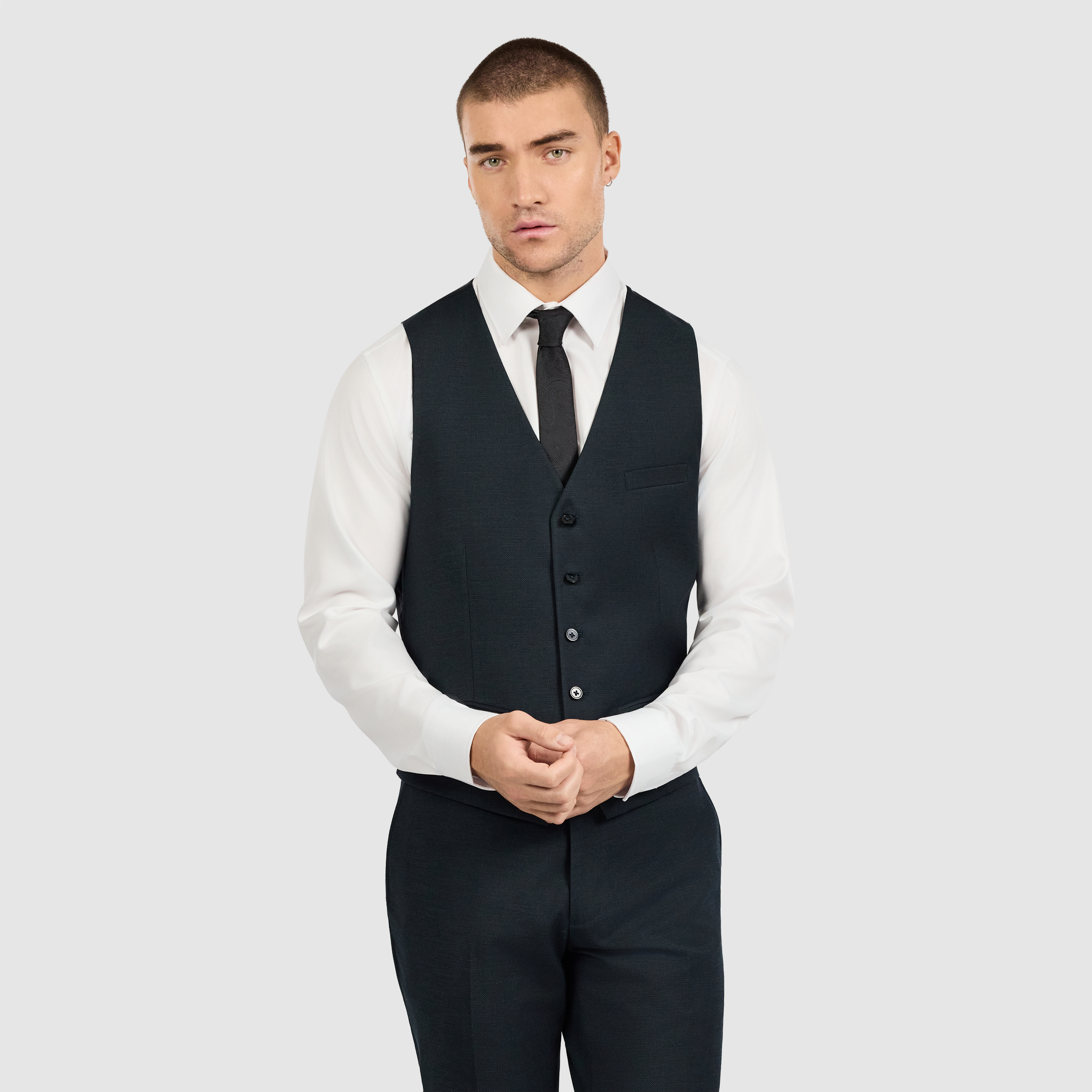  Green Keane Slim Three Piece Suit