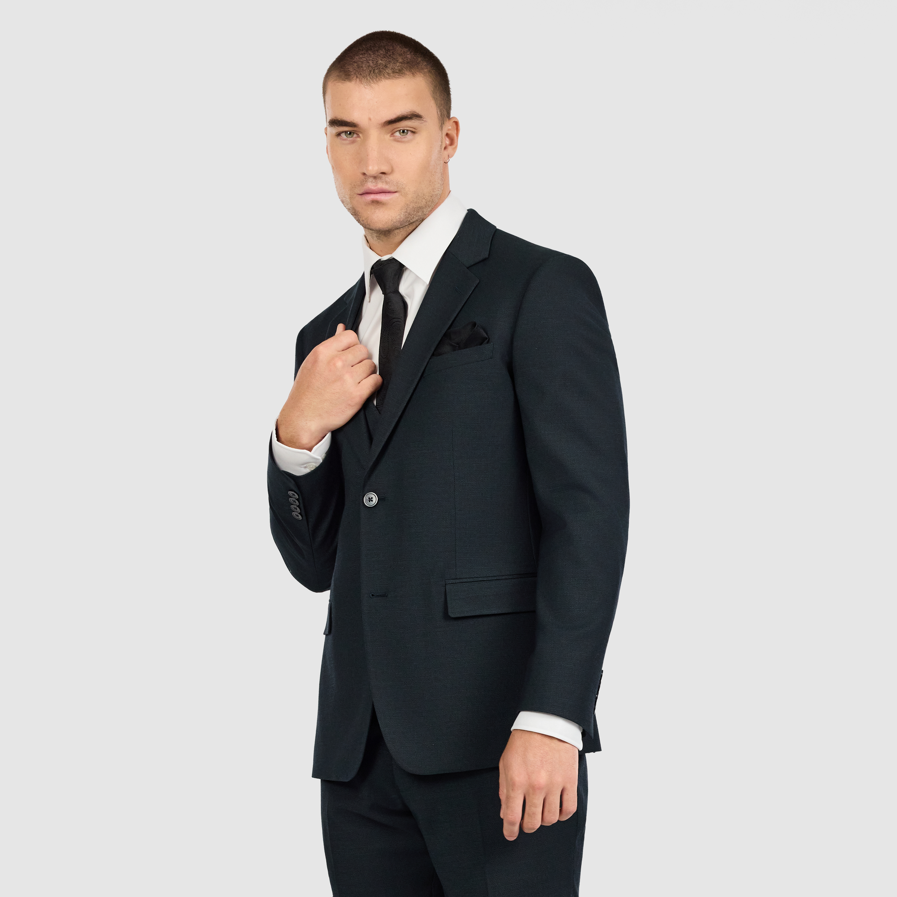 Green Keane Slim Suit Jacket