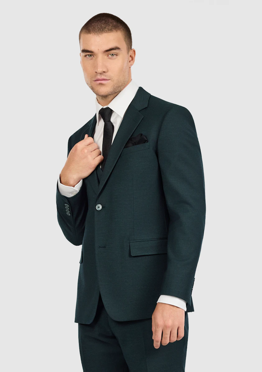 Green Keane Slim Suit Jacket