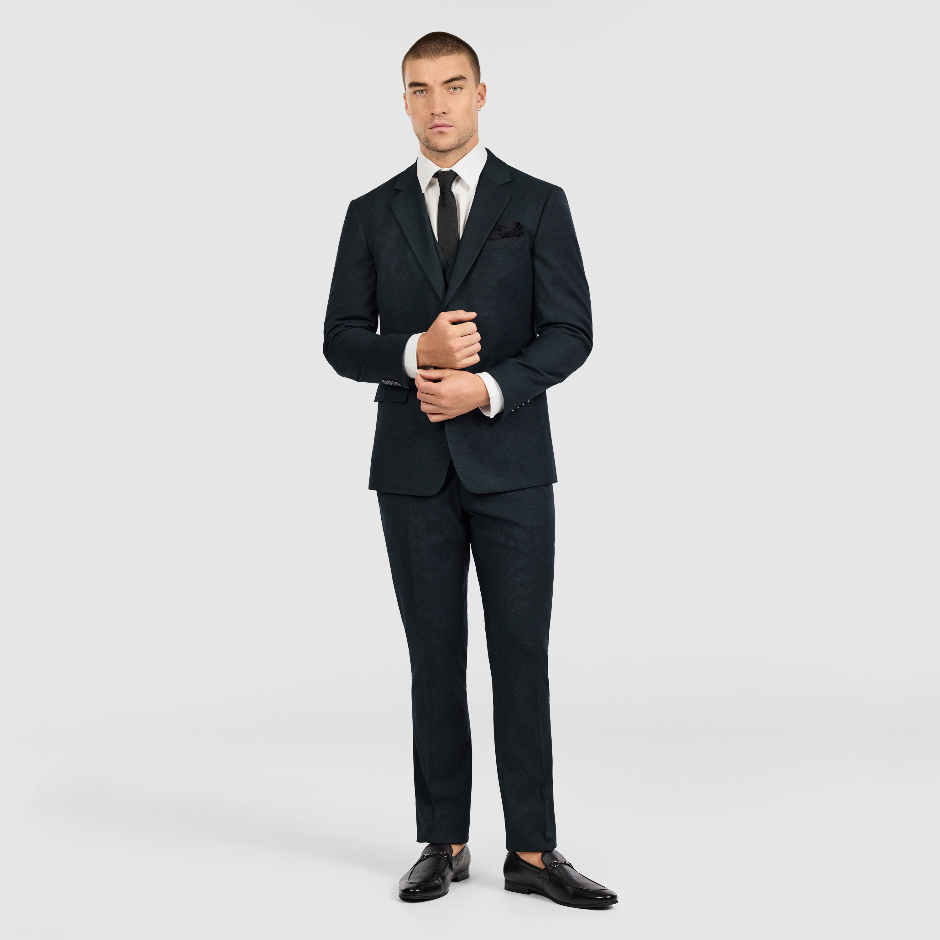 Green Keane Slim Suit Jacket