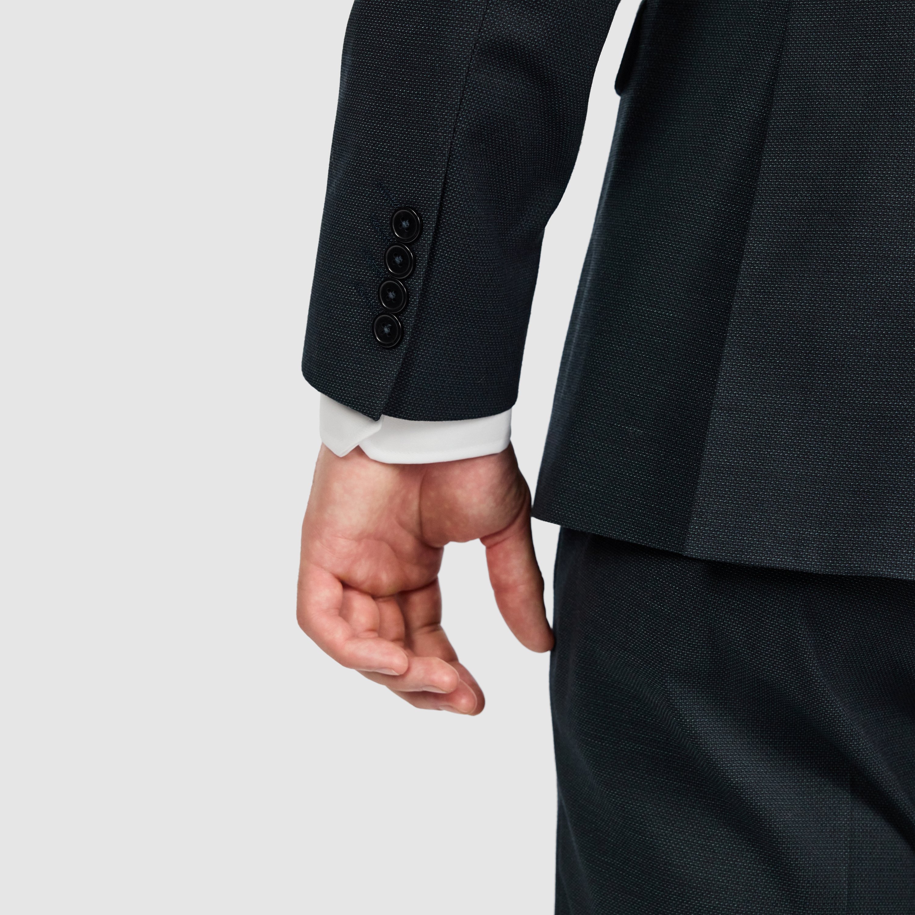 Green Keane Slim Suit Jacket