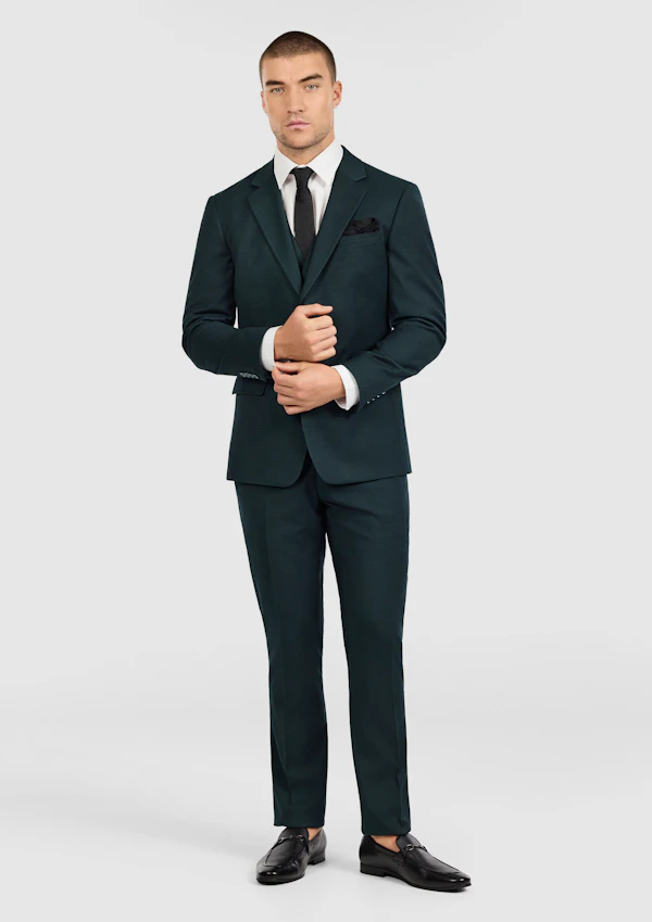 Green Keane Slim Suit