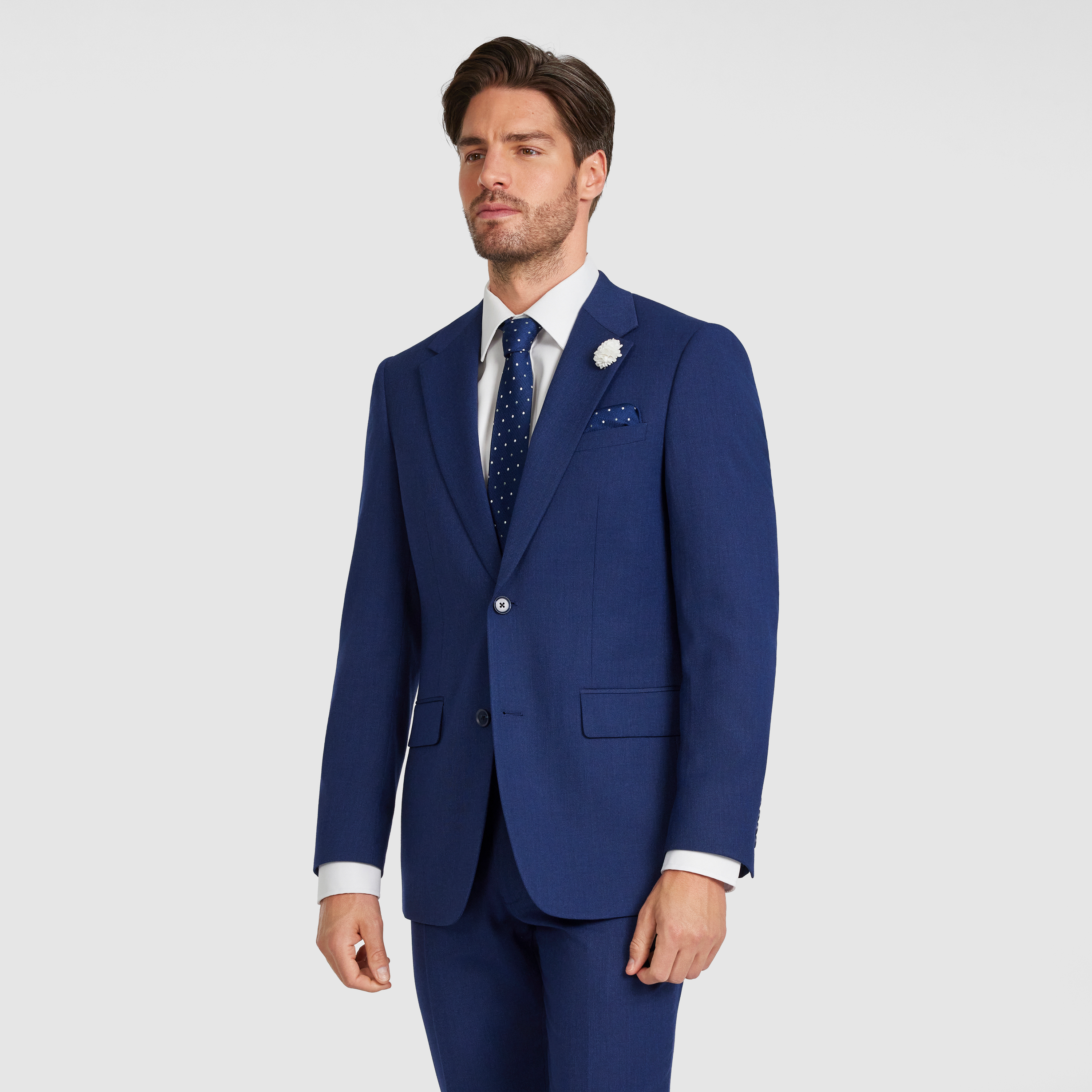 Blue Elston Slim Suit Jacket