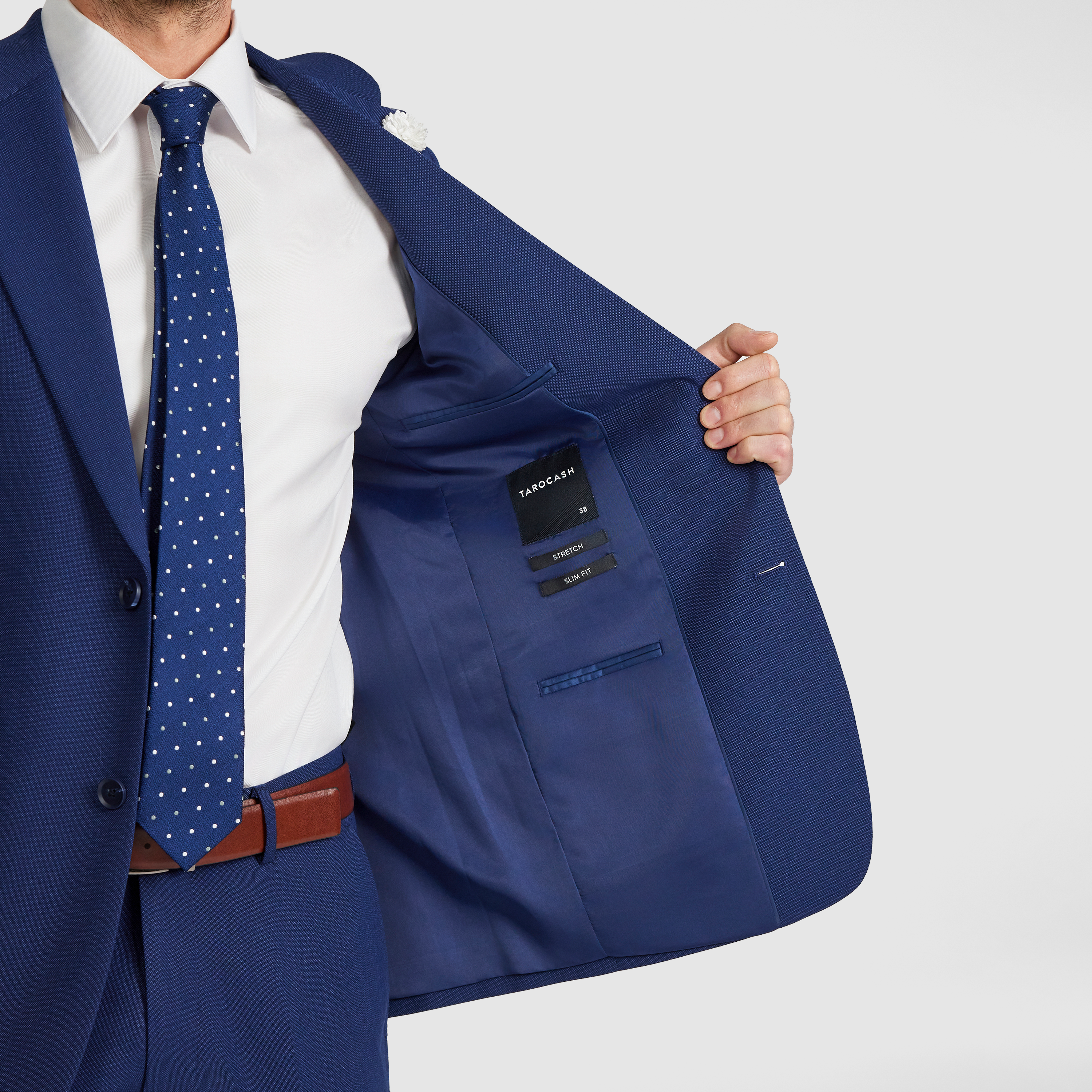 Blue Elston Slim Suit Jacket