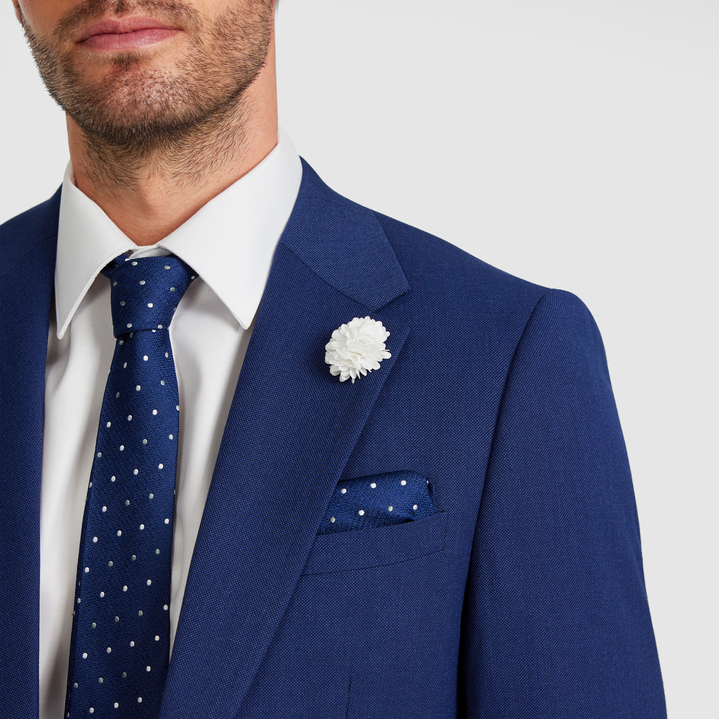 Blue Elston Slim Suit Jacket