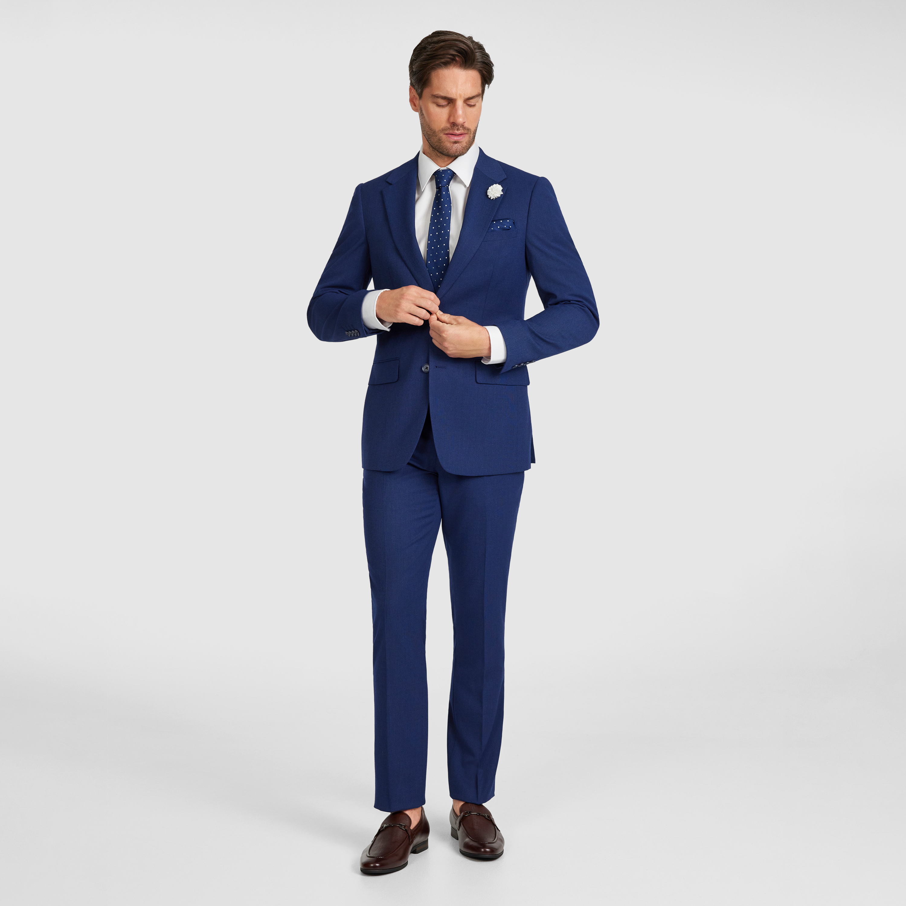  Blue Elston Slim Suit